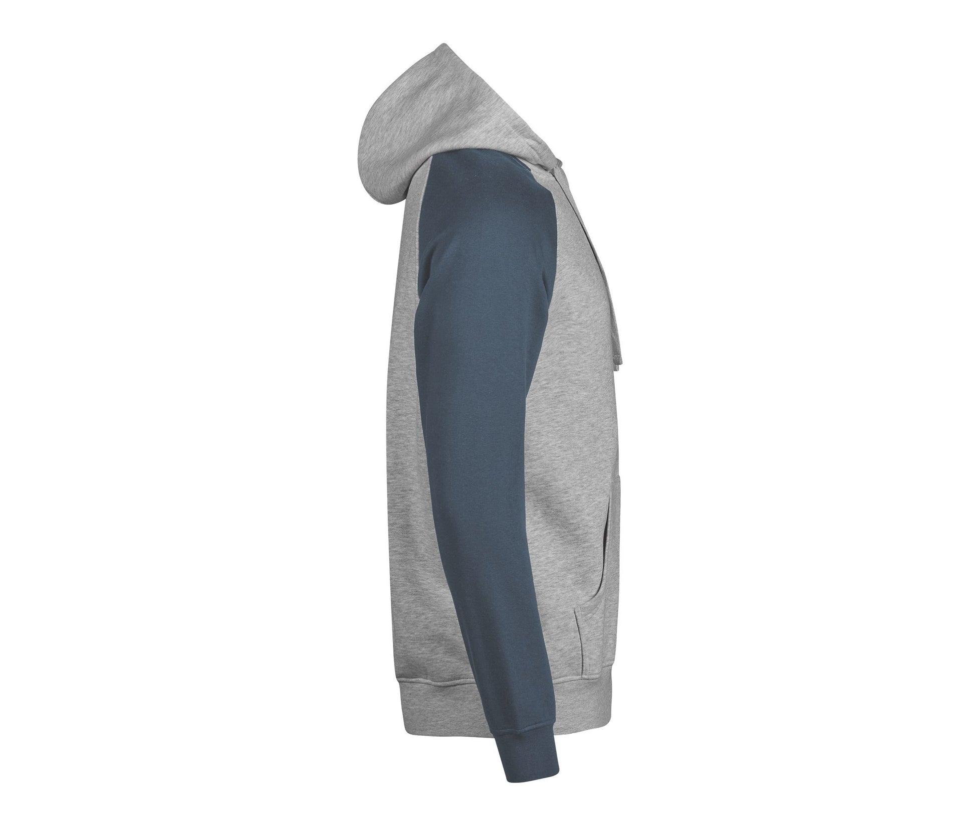Sweat à Capuche Bicolore - Heather Grey / Ink