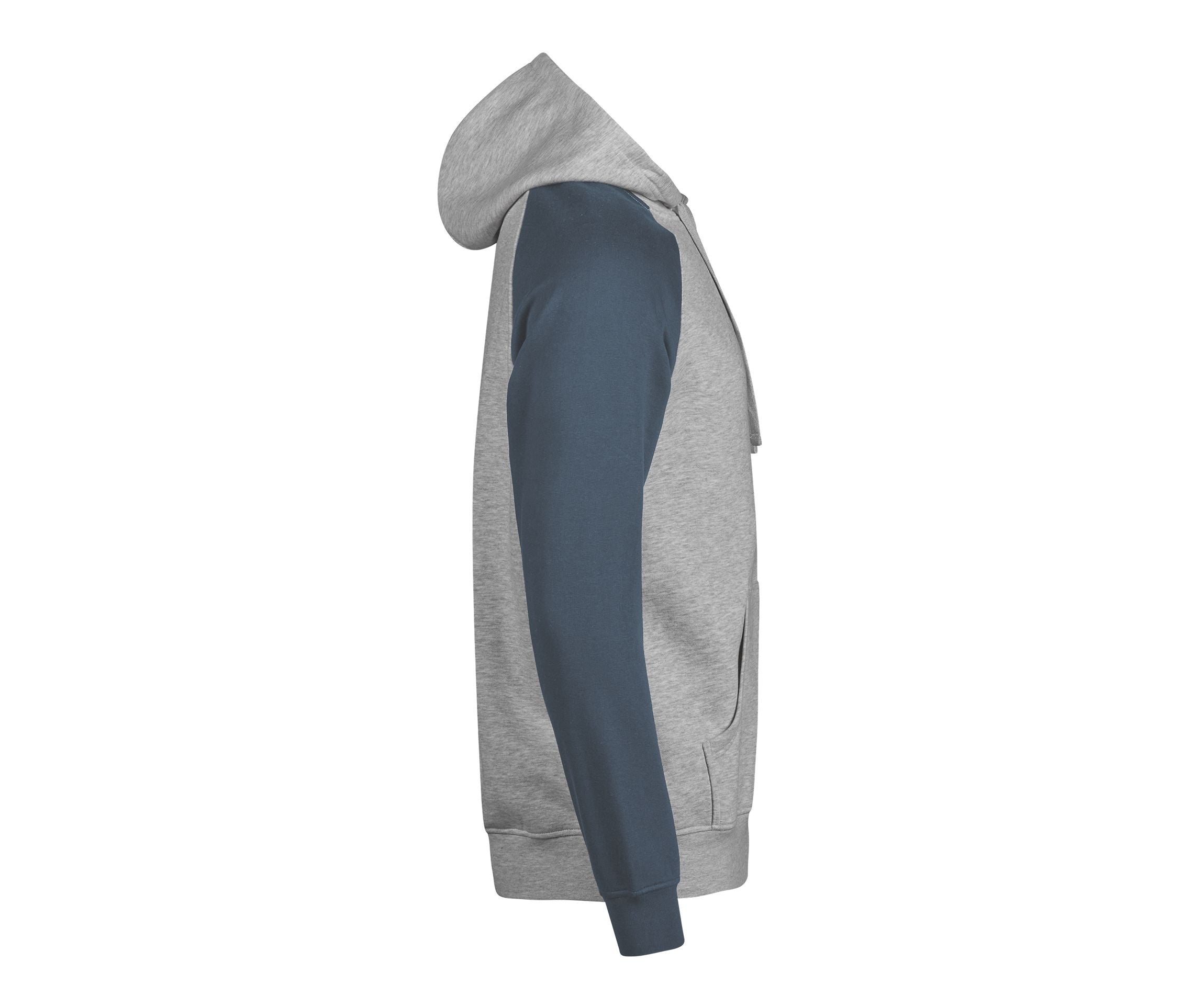 Sweat à Capuche Bicolore - Heather Grey / Ink