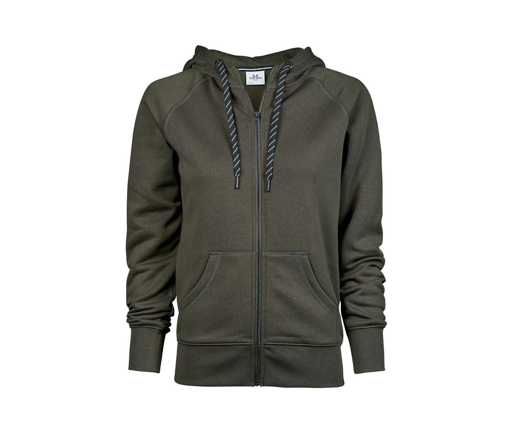 Sweat Zippé Femme - Deep Green