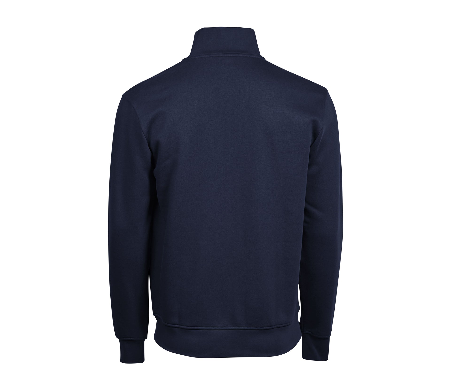 Sweat Zippé Sans Capuche - Navy