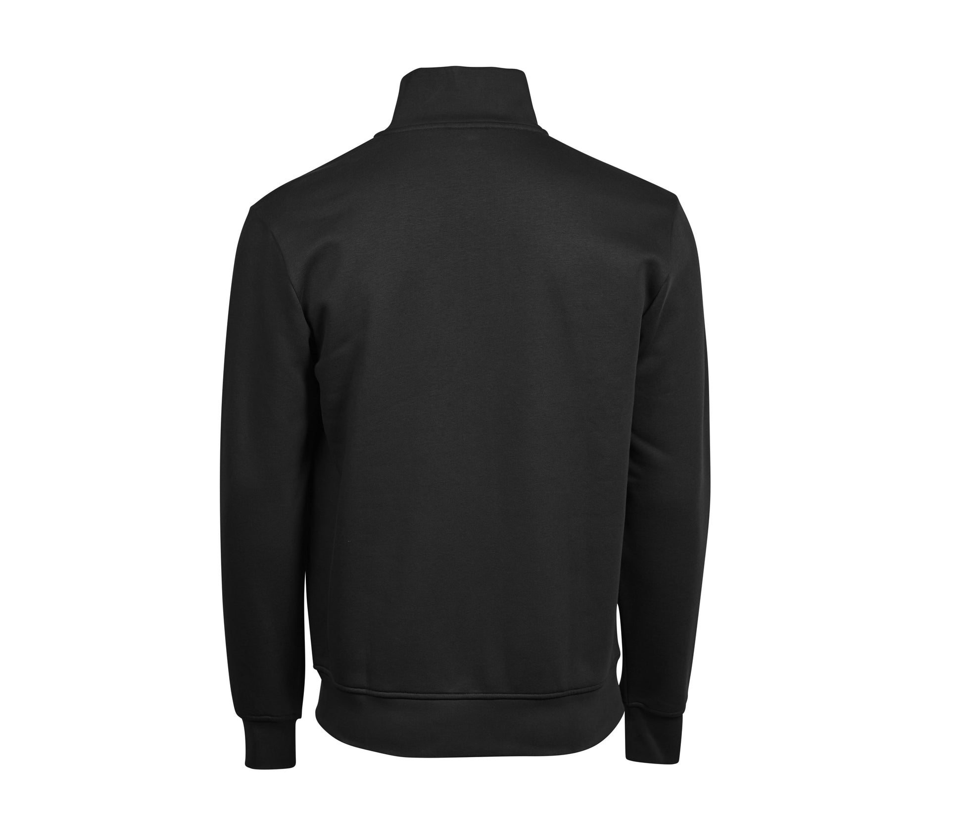 Sweat Zippé Sans Capuche - Black