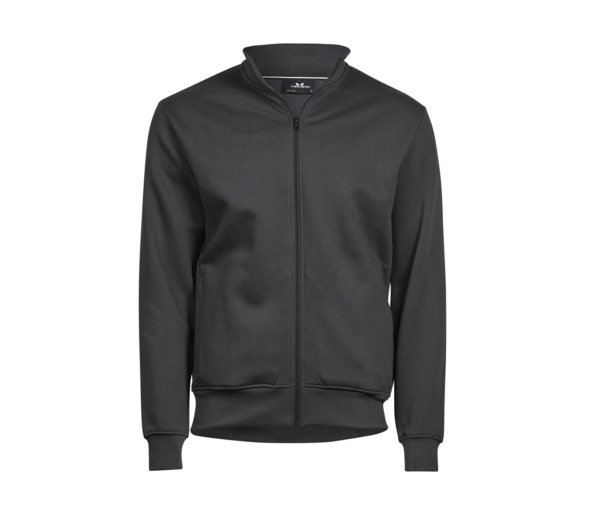 Sweat Zippé Sans Capuche - Dark Grey