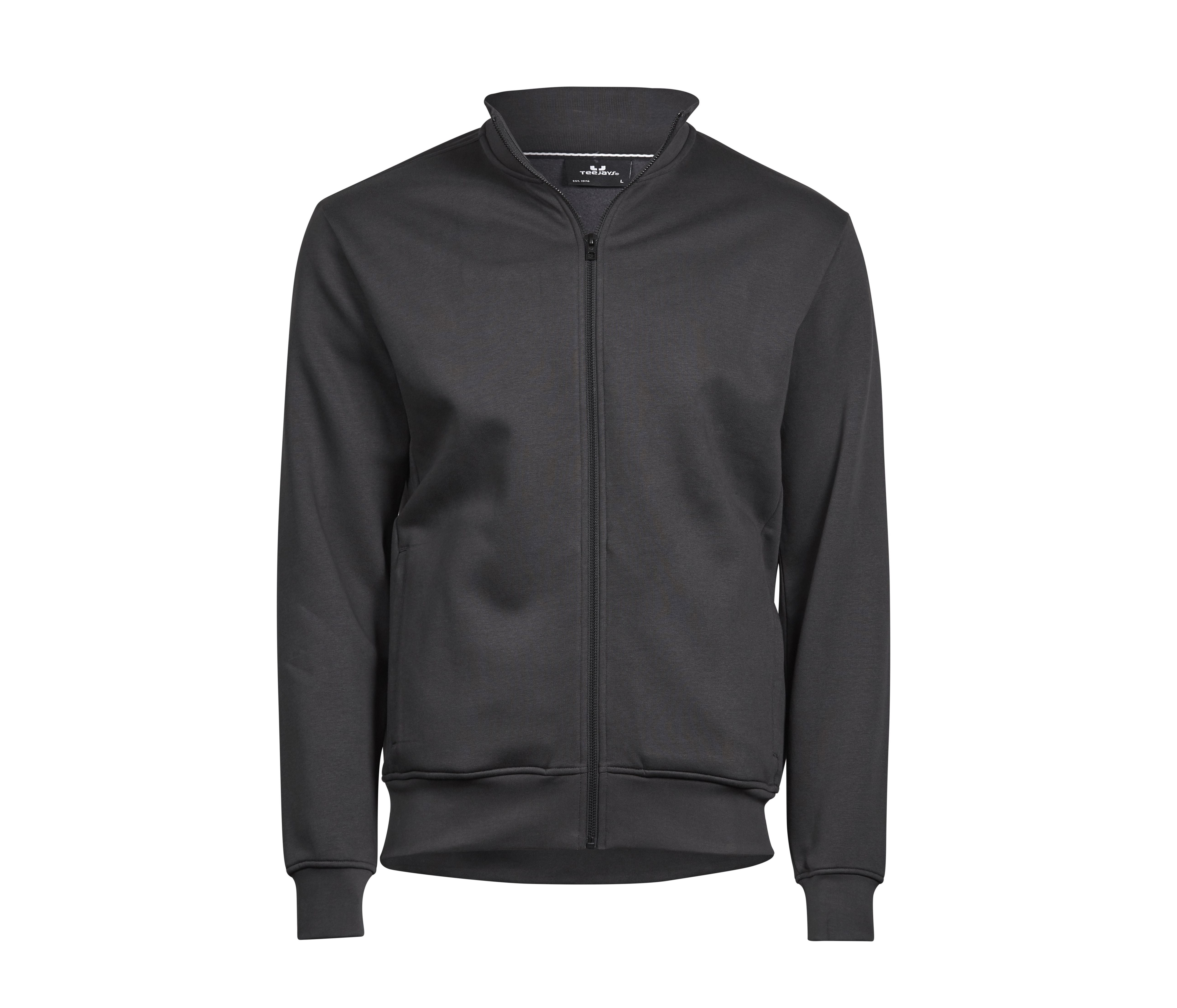 Sweat Zippé Sans Capuche - Dark Grey