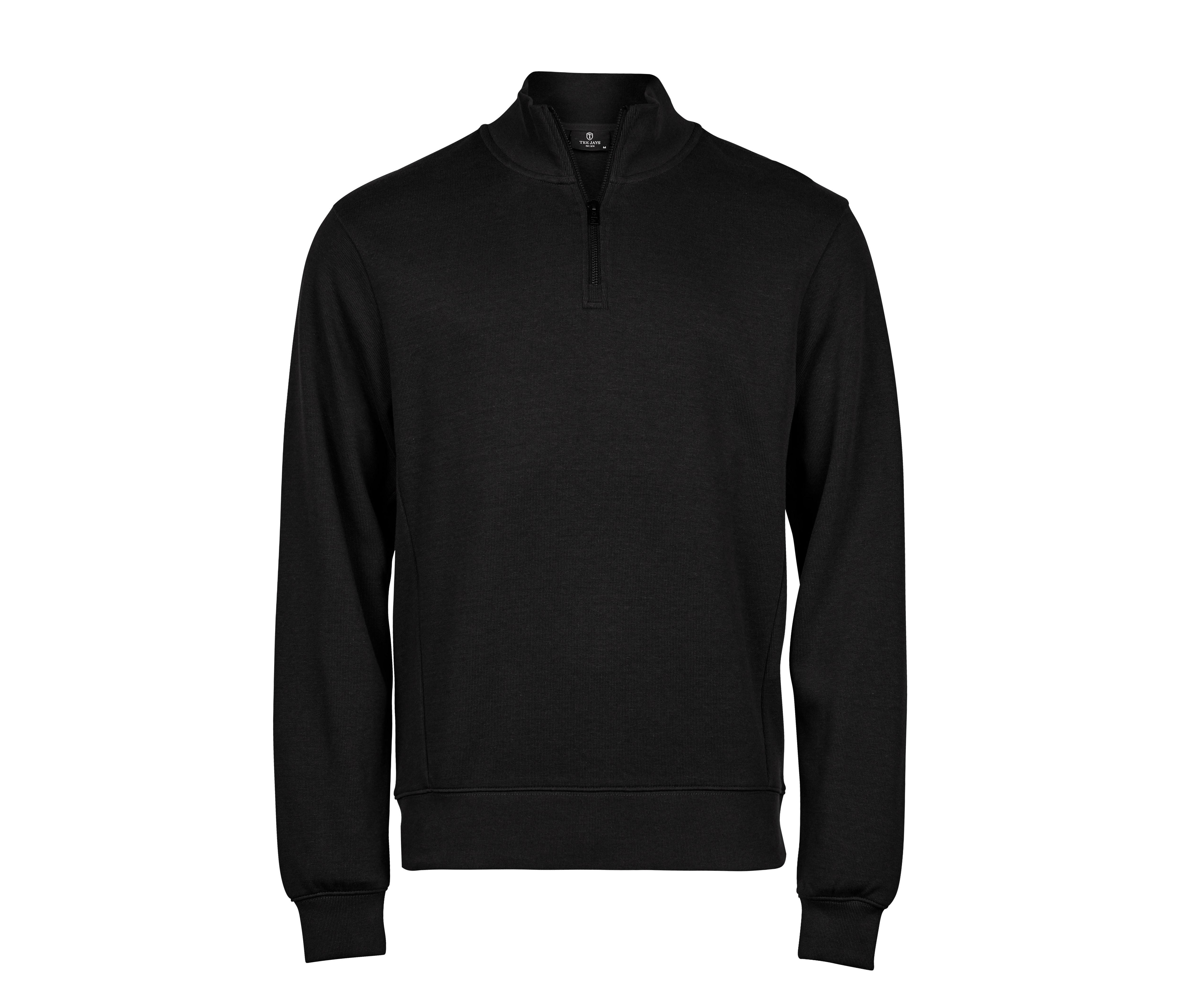Sweat Col Zippé - Black