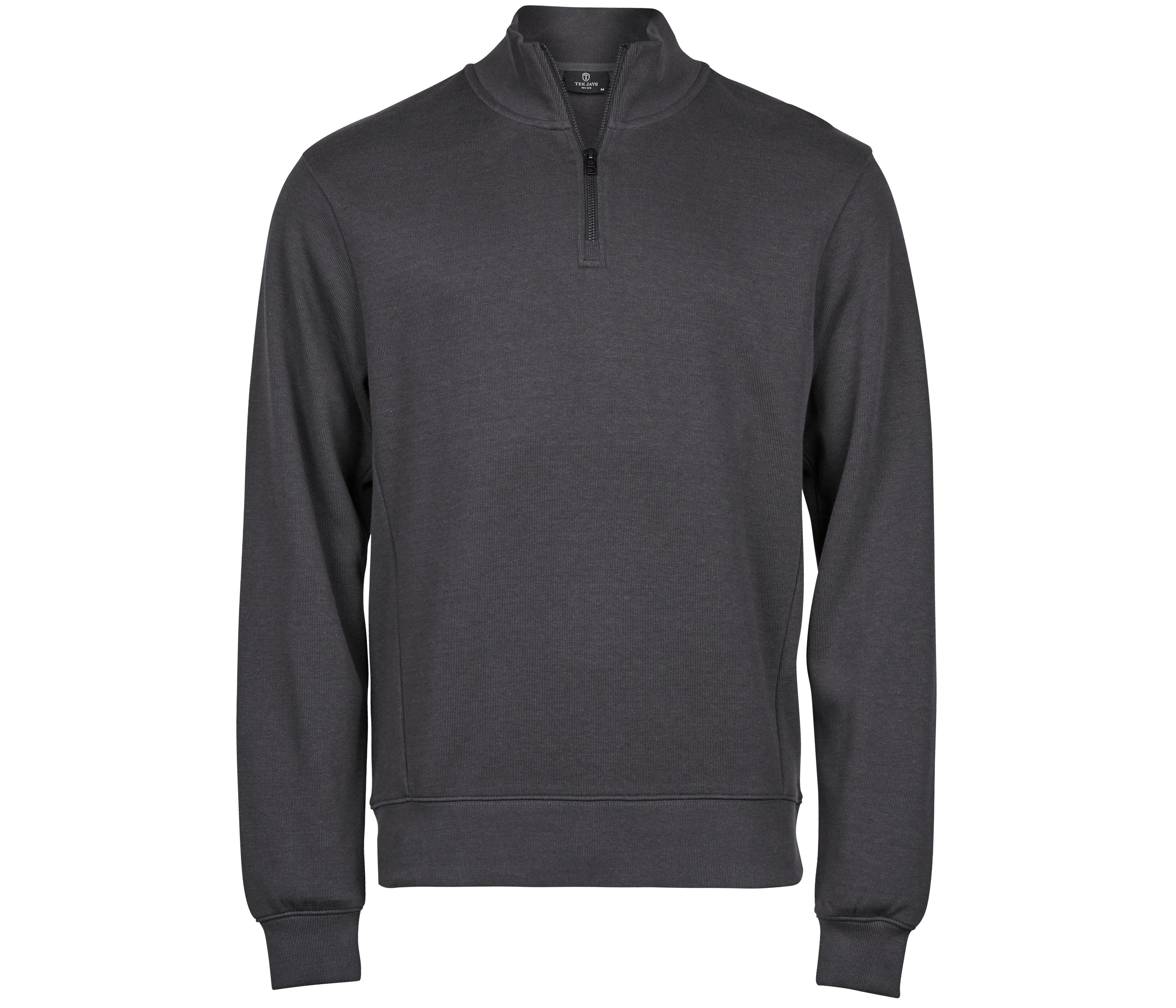 Sweat Col Zippé - Dark Grey