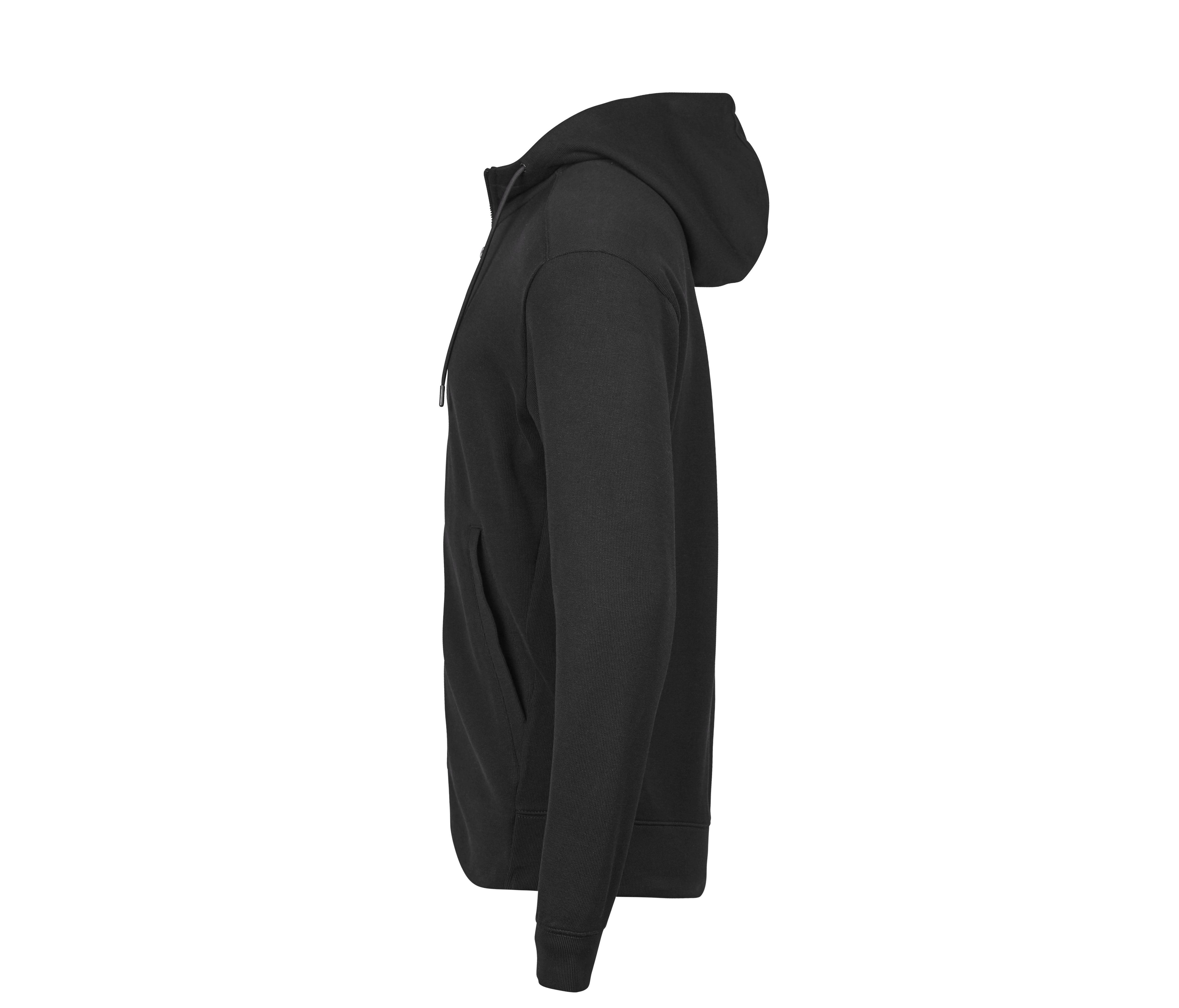 Sweat à Capuche Zippé - Black
