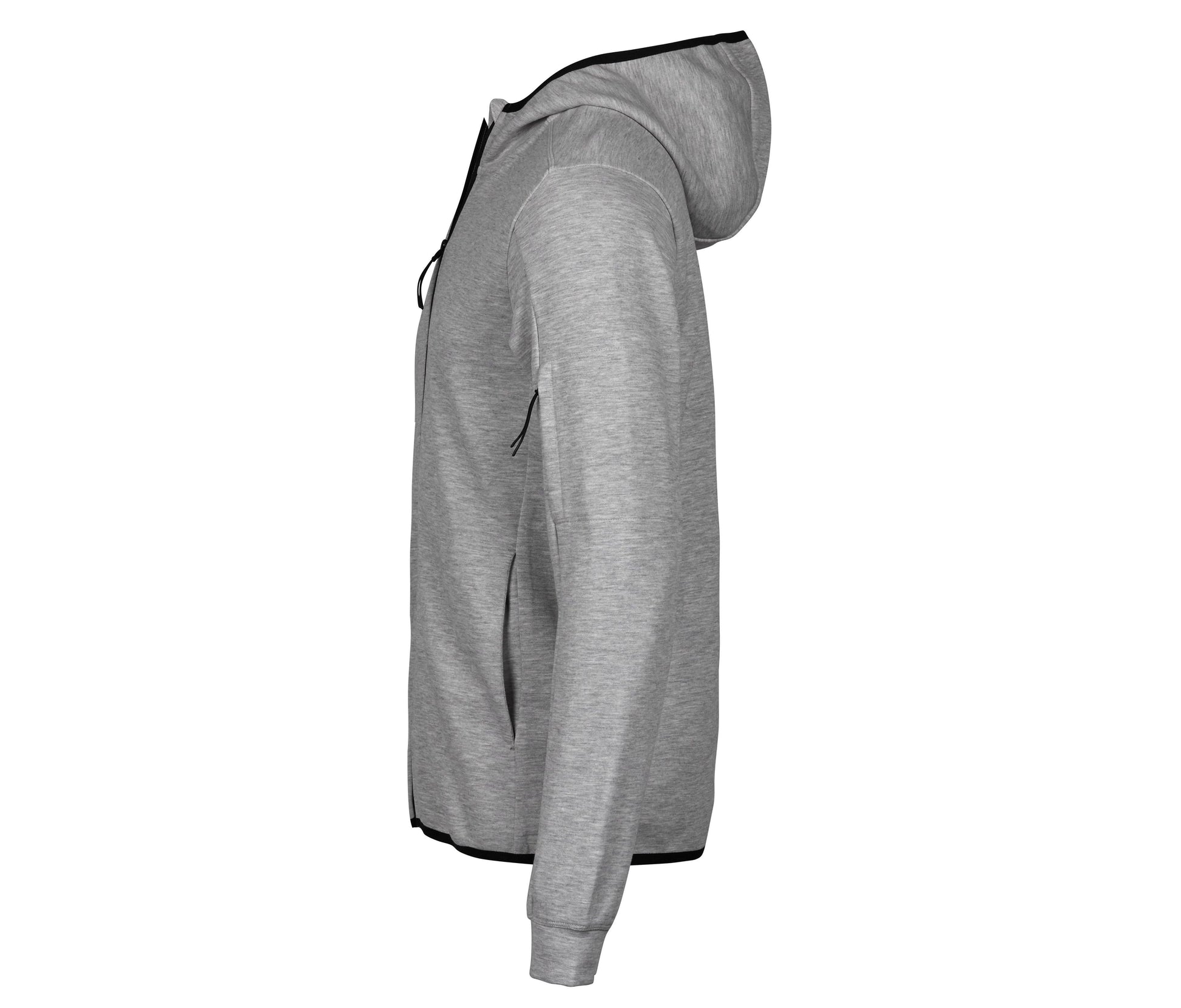 Sweat de Sport à Capuche Zippé - Heather Grey