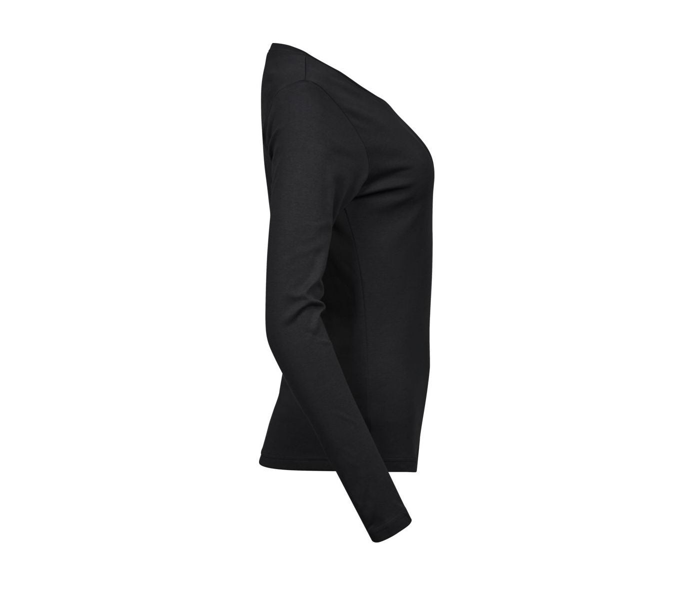 Tee-Shirt Femme Manches Longues - Black