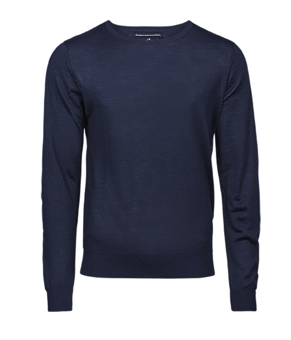 Pull Col Rond Homme - Navy