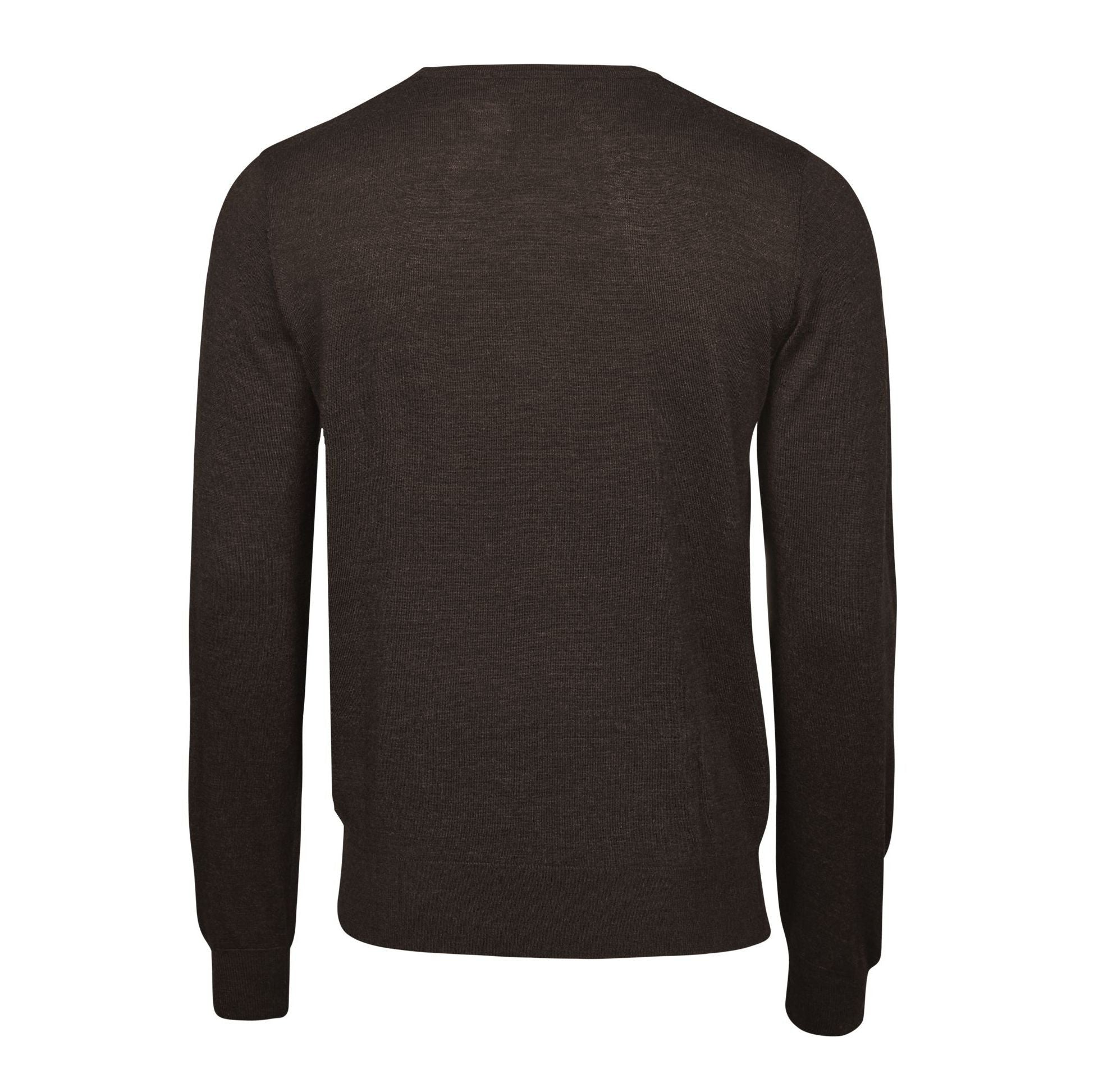 Pull Col Rond Homme - Mocha