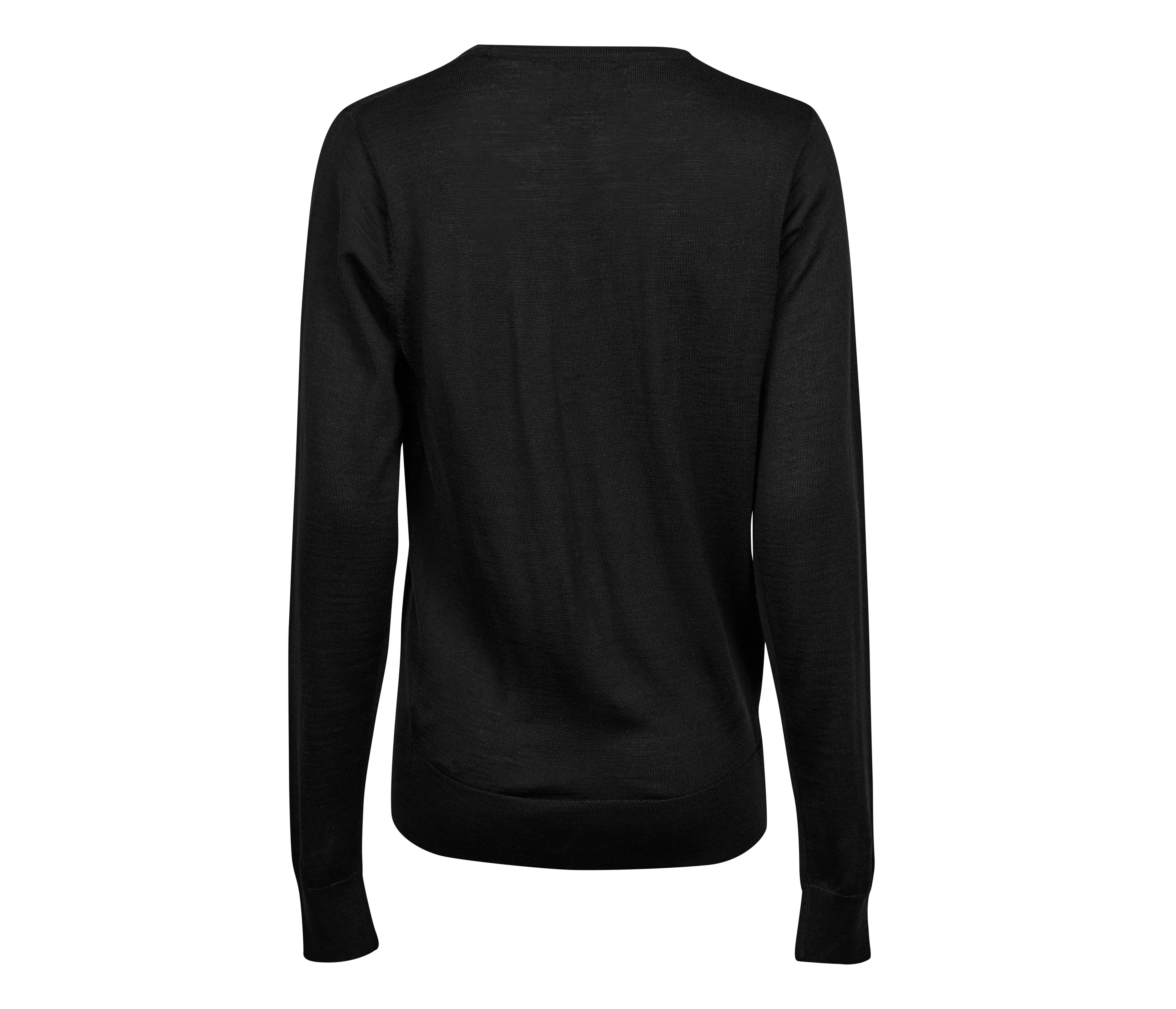 Pull Col Rond Femme - Black