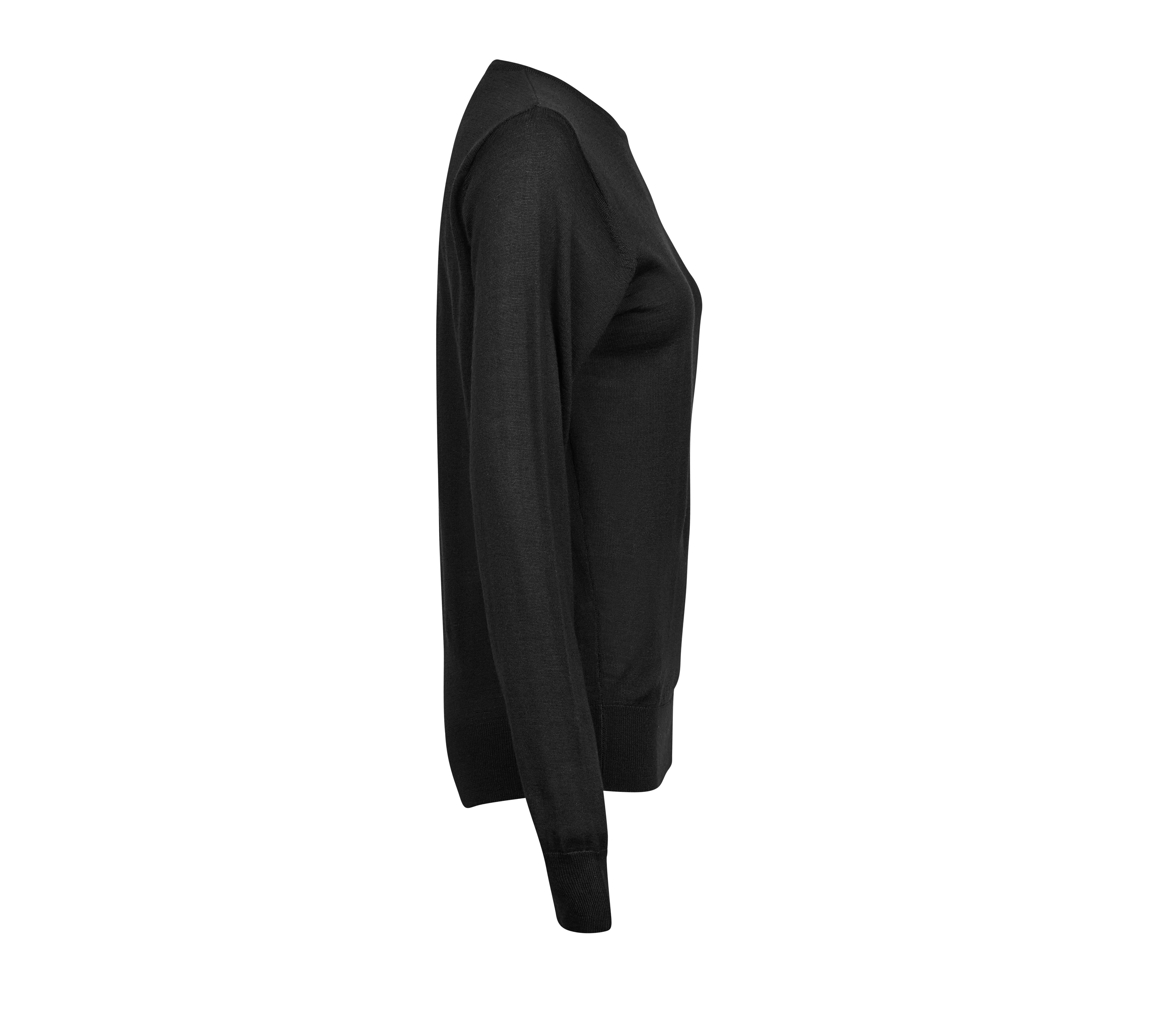 Pull Col Rond Femme - Black