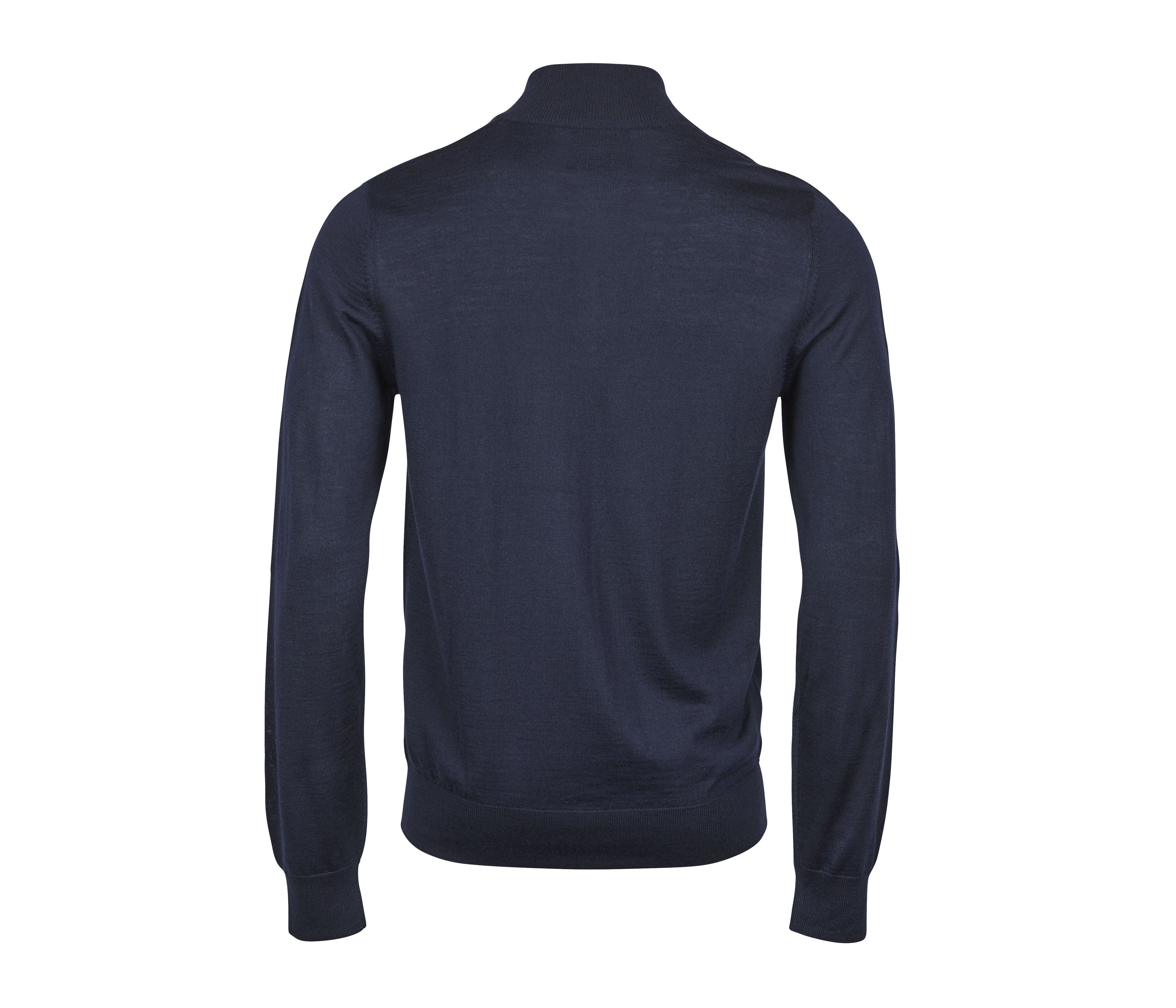 Pull Col Zippé - Navy