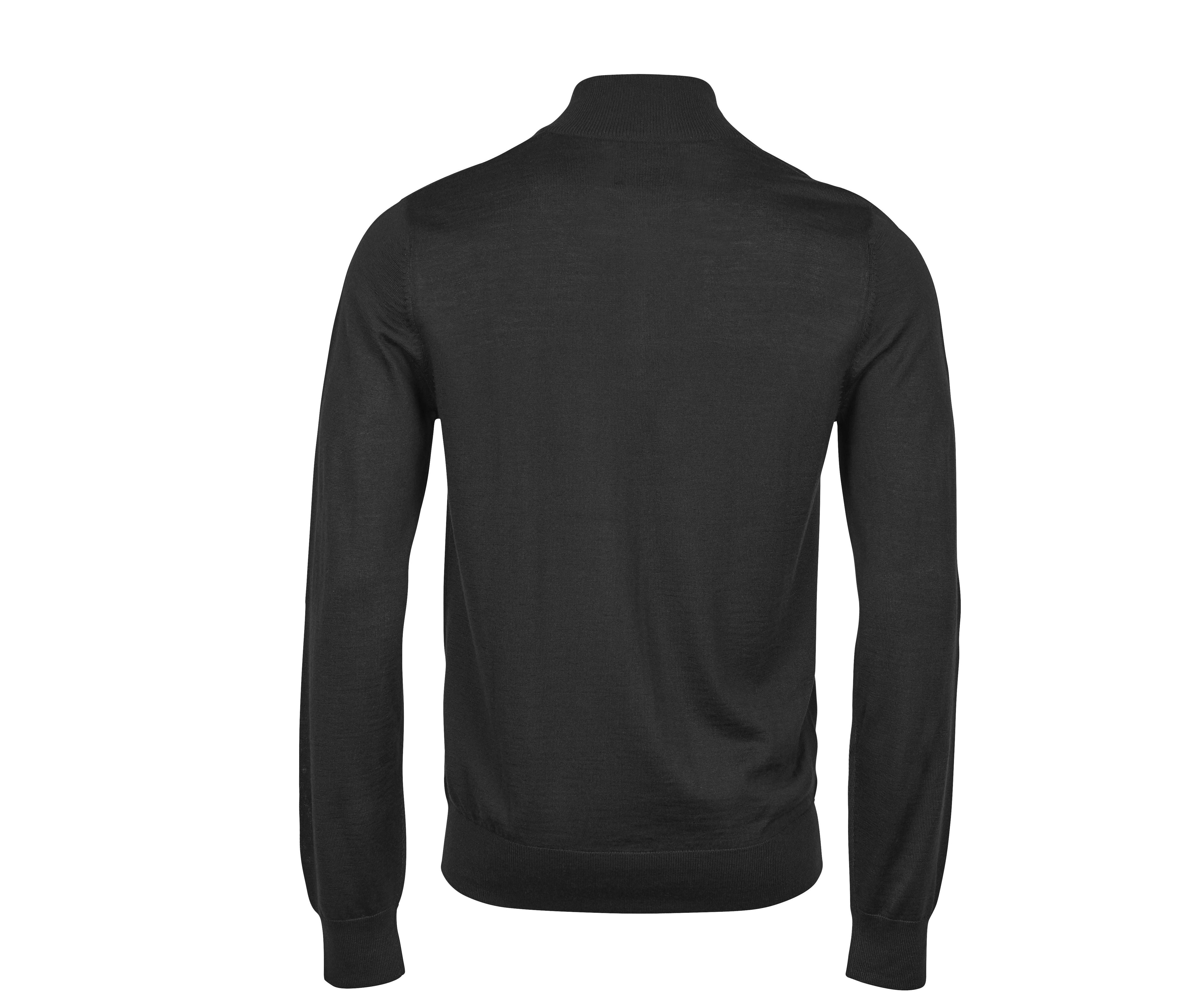 Pull Col Zippé - Black