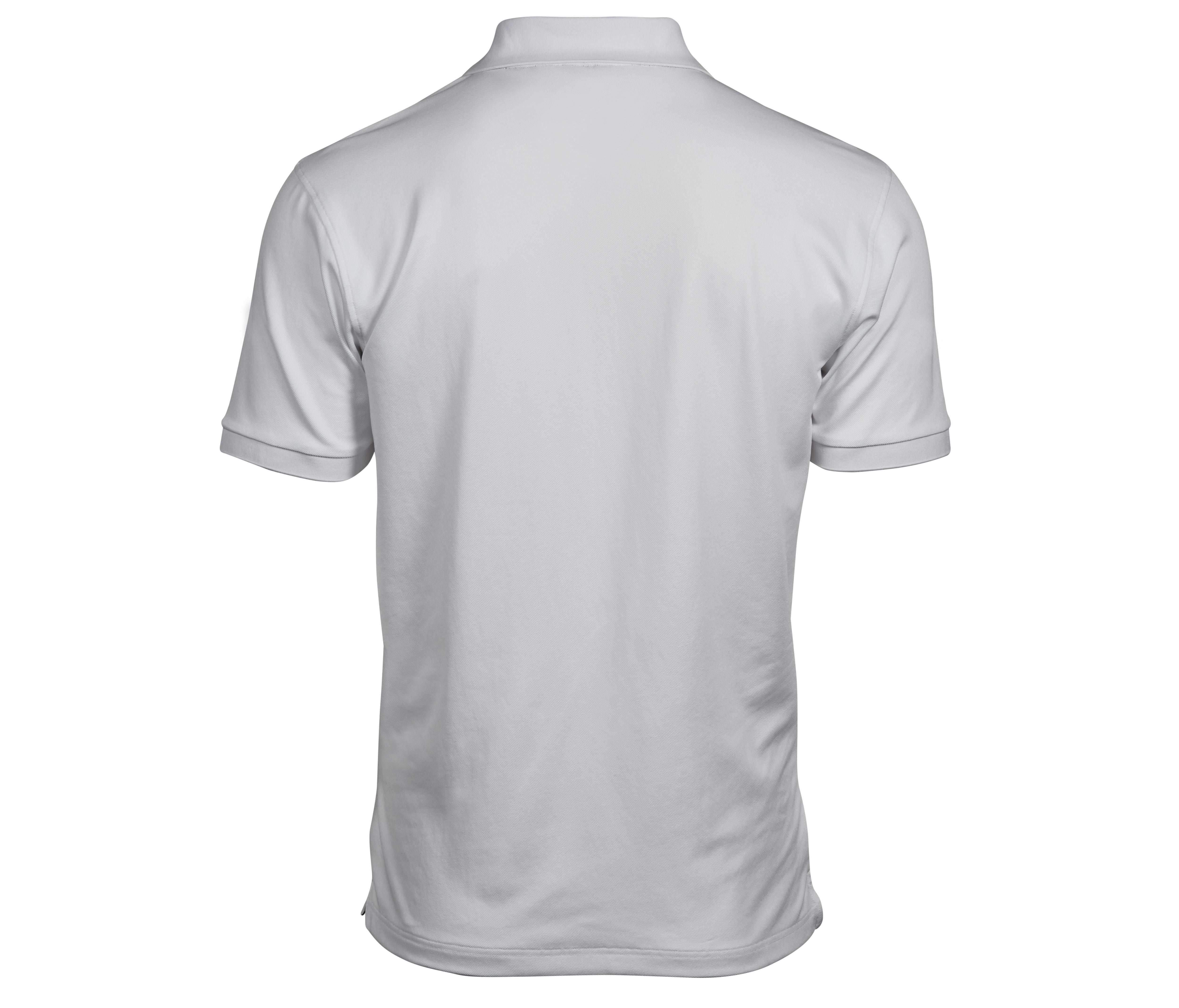 Polo en Polyester Recyclé et Élasthanne - White