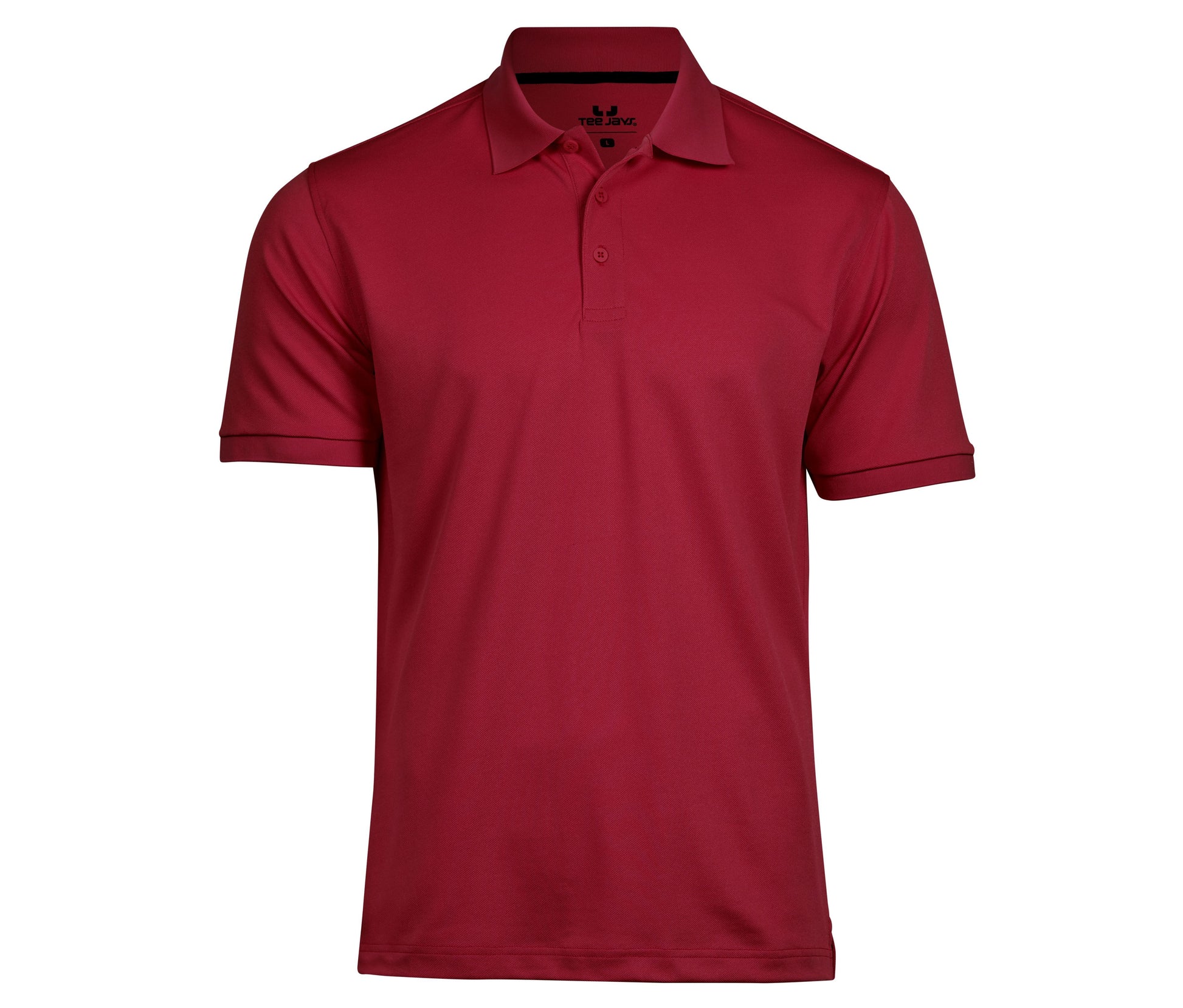 Polo en Polyester Recyclé et Élasthanne - Red