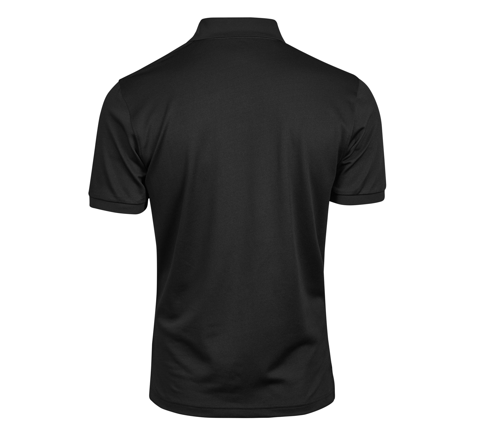 Polo en Polyester Recyclé et Élasthanne - Black