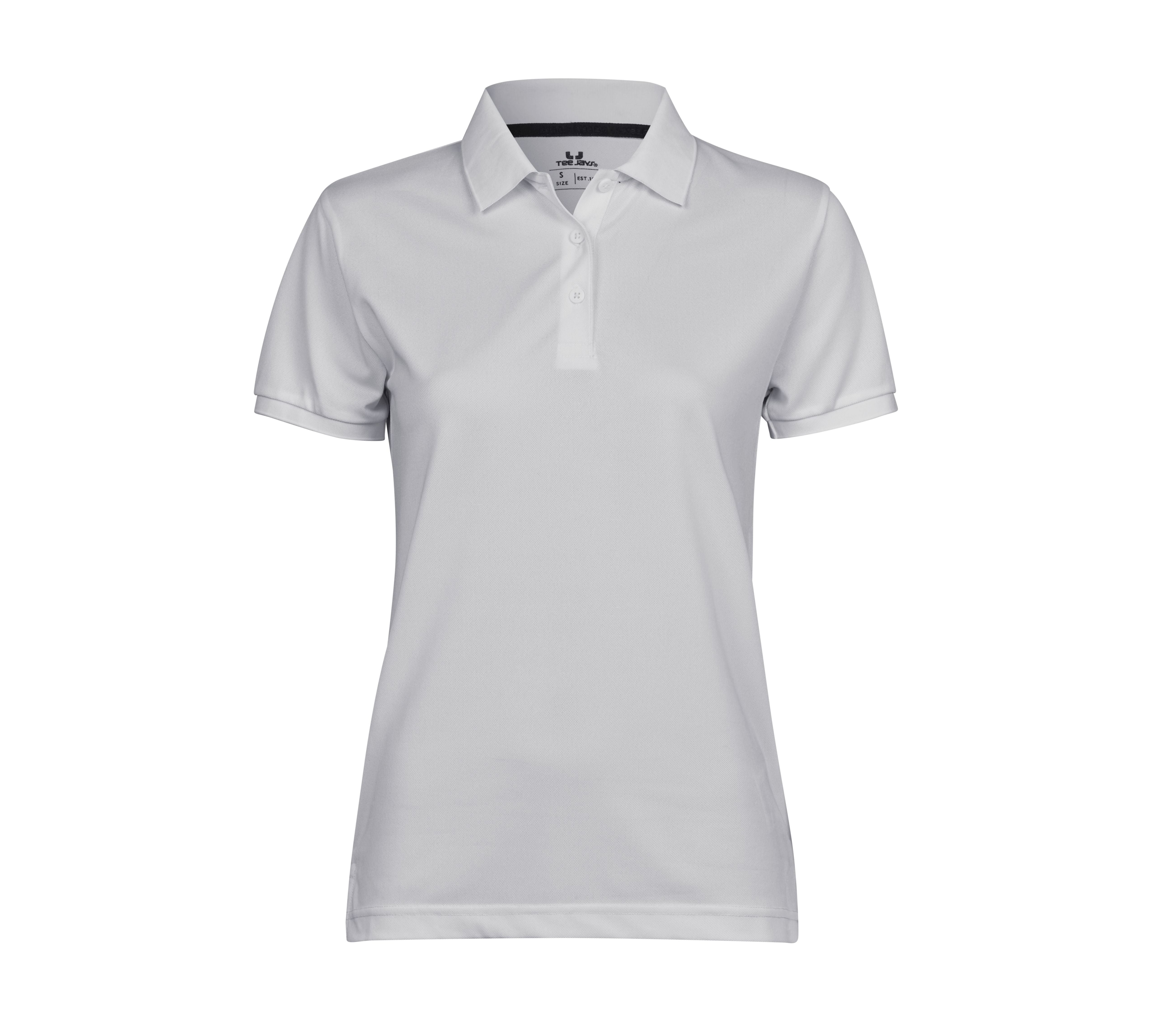 Polo Femme en Polyester Recyclé - White