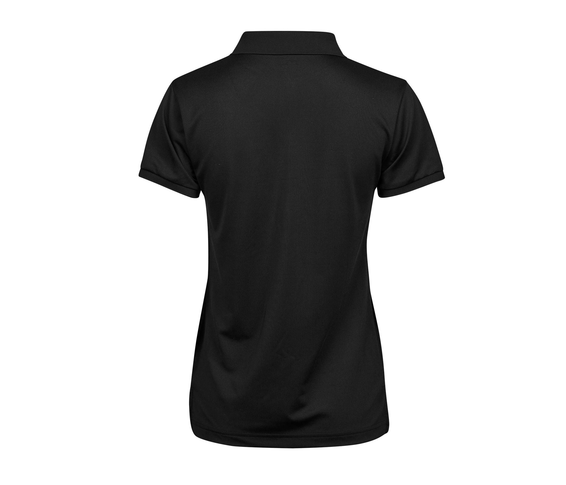 Polo Femme en Polyester Recyclé - Black