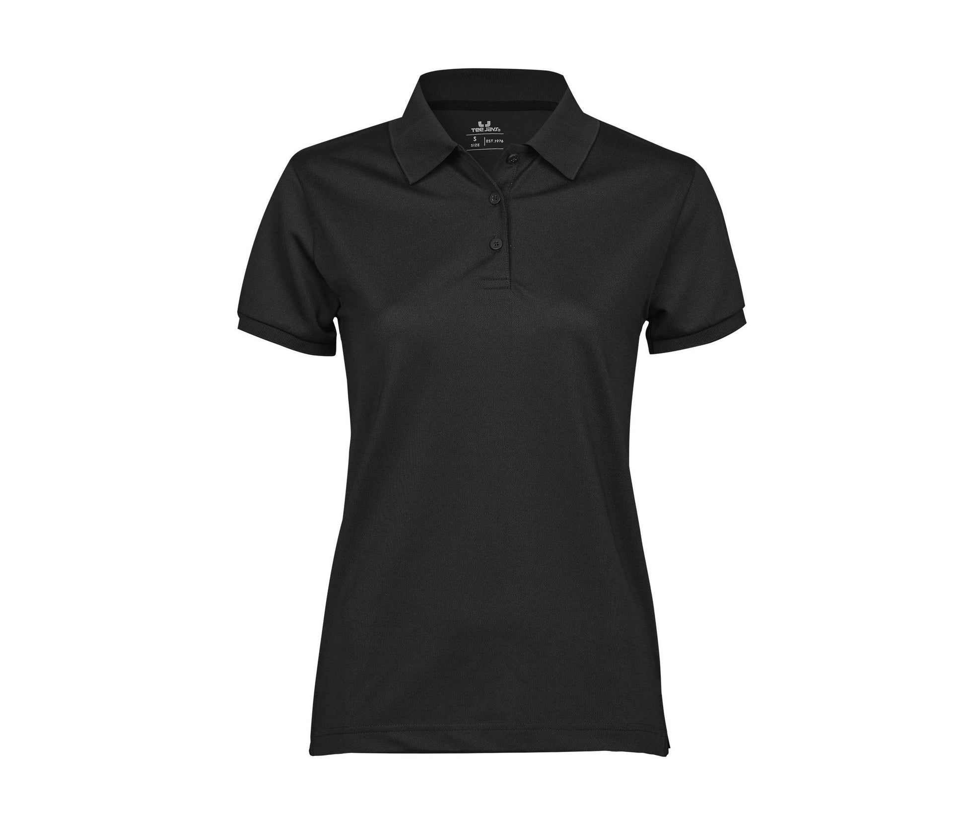 Polo Femme en Polyester Recyclé - Black