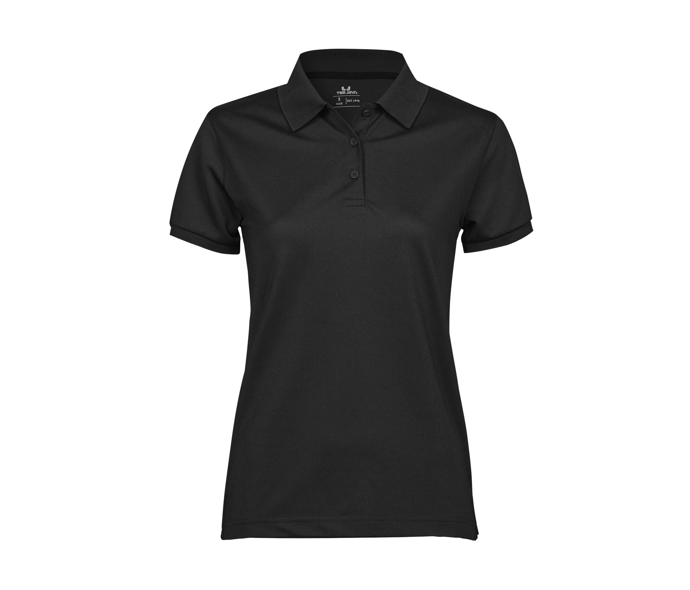 Polo Femme en Polyester Recyclé - Black