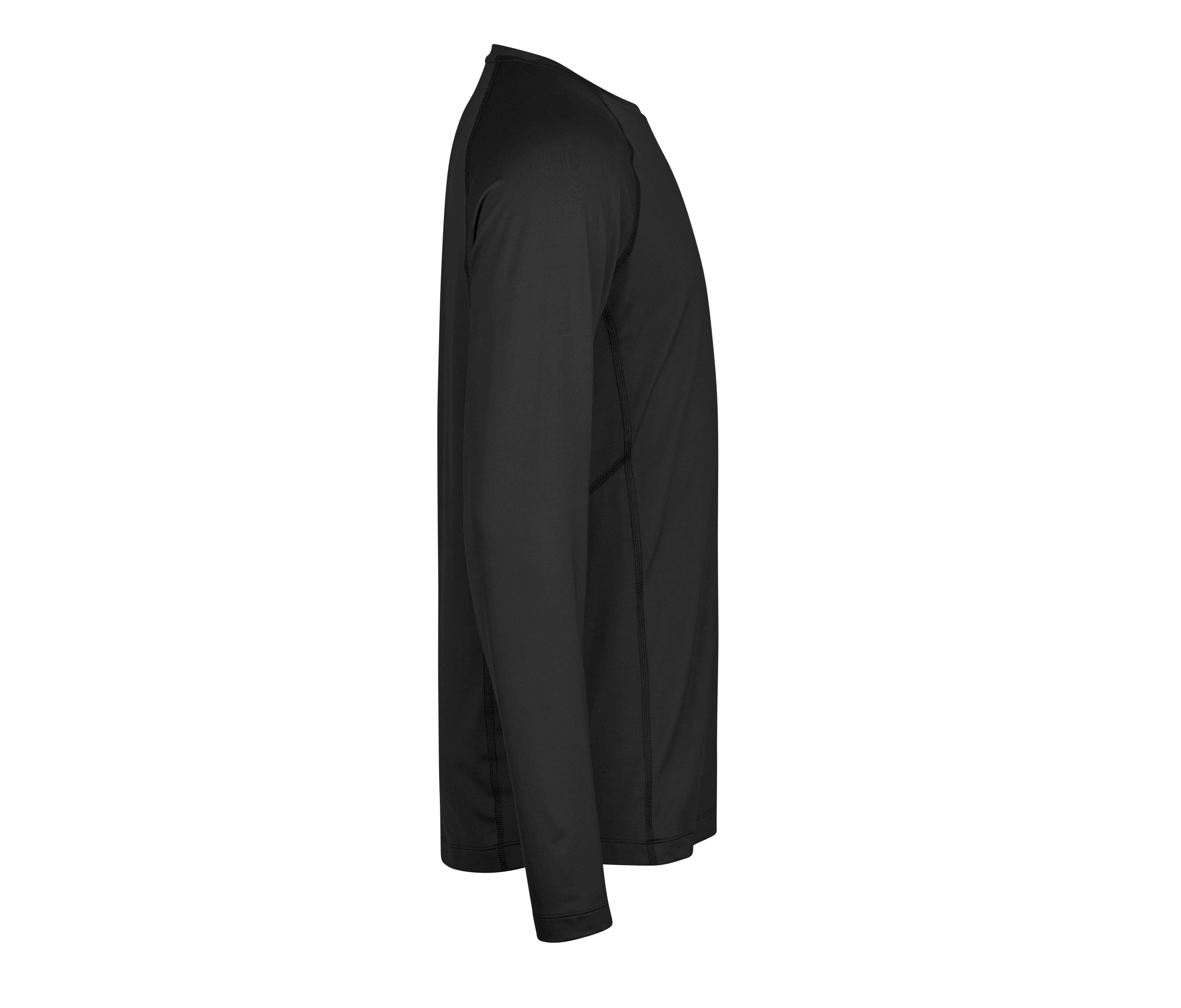 Tee-Shirt de Sport Manches Longues - Black