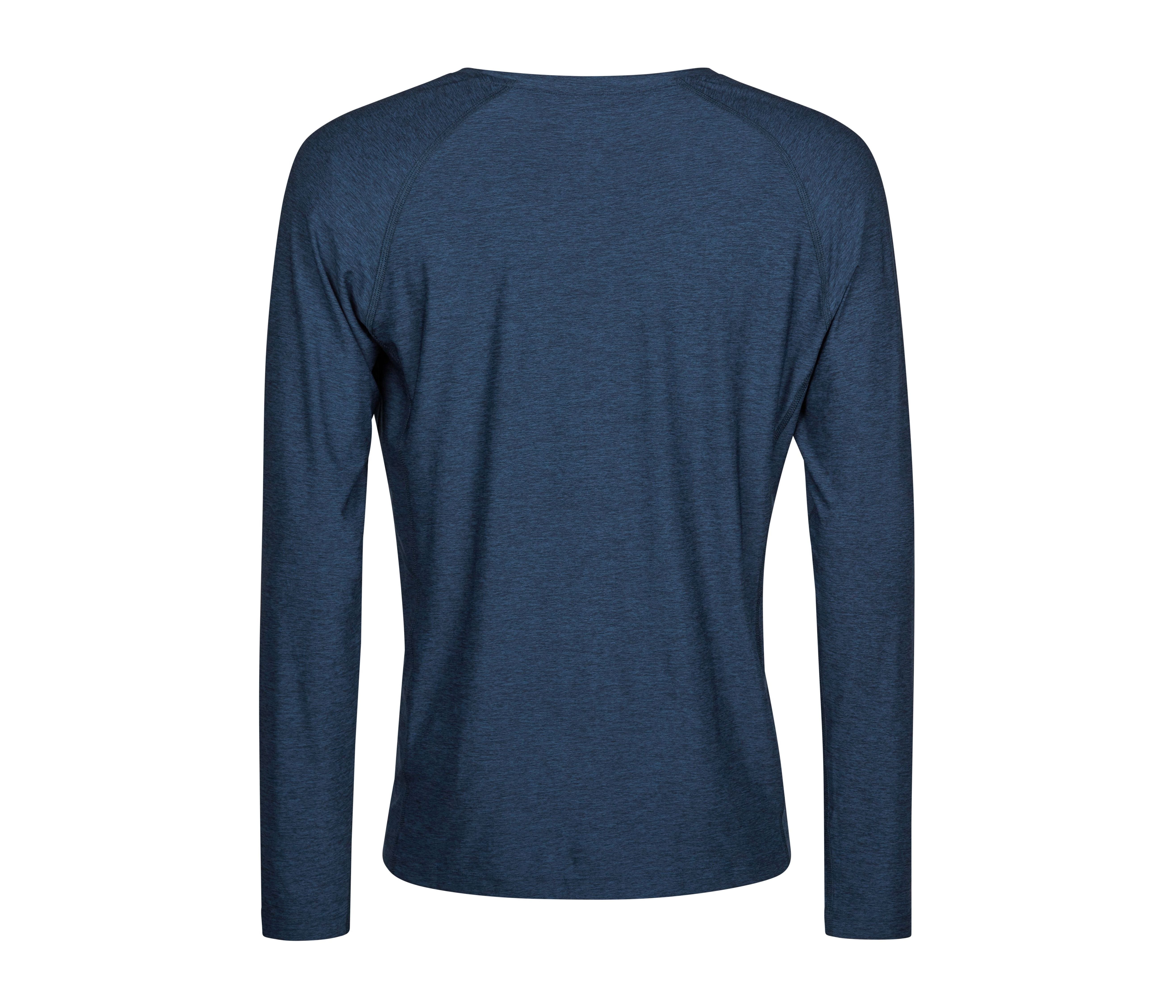 Tee-Shirt de Sport Manches Longues - Navy Melange