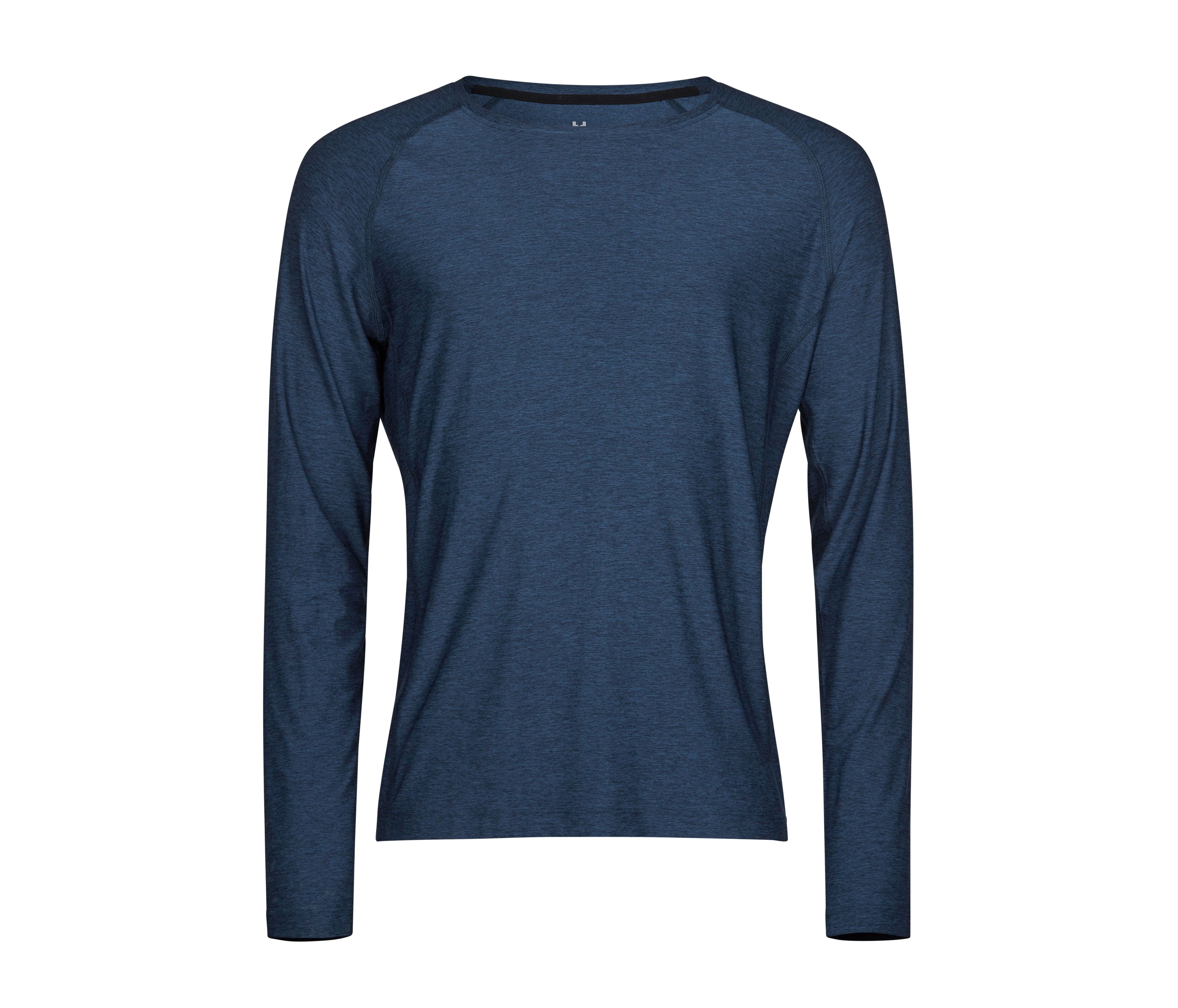 Tee-Shirt de Sport Manches Longues - Navy Melange