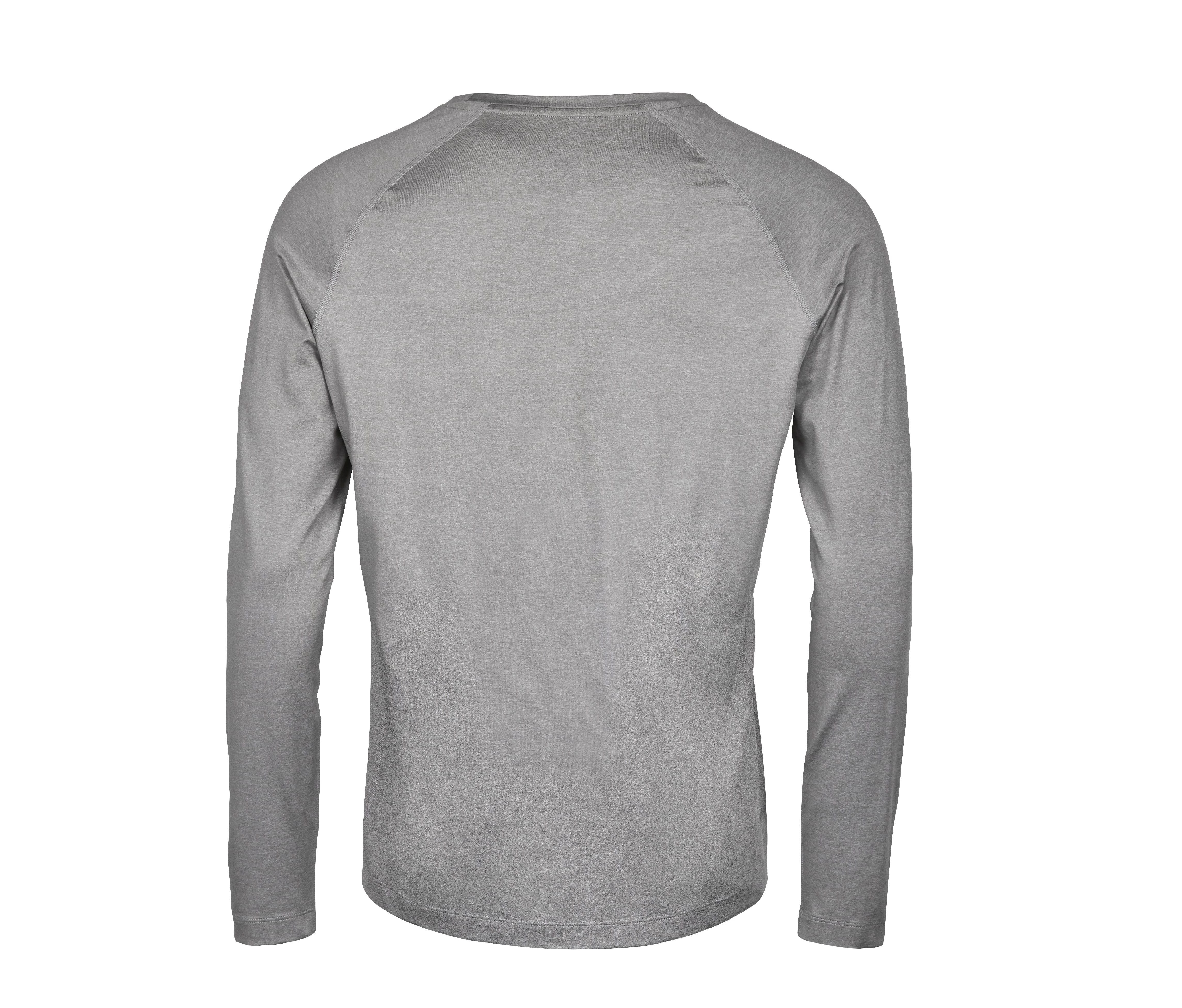 Tee-Shirt de Sport Manches Longues - Grey Melange