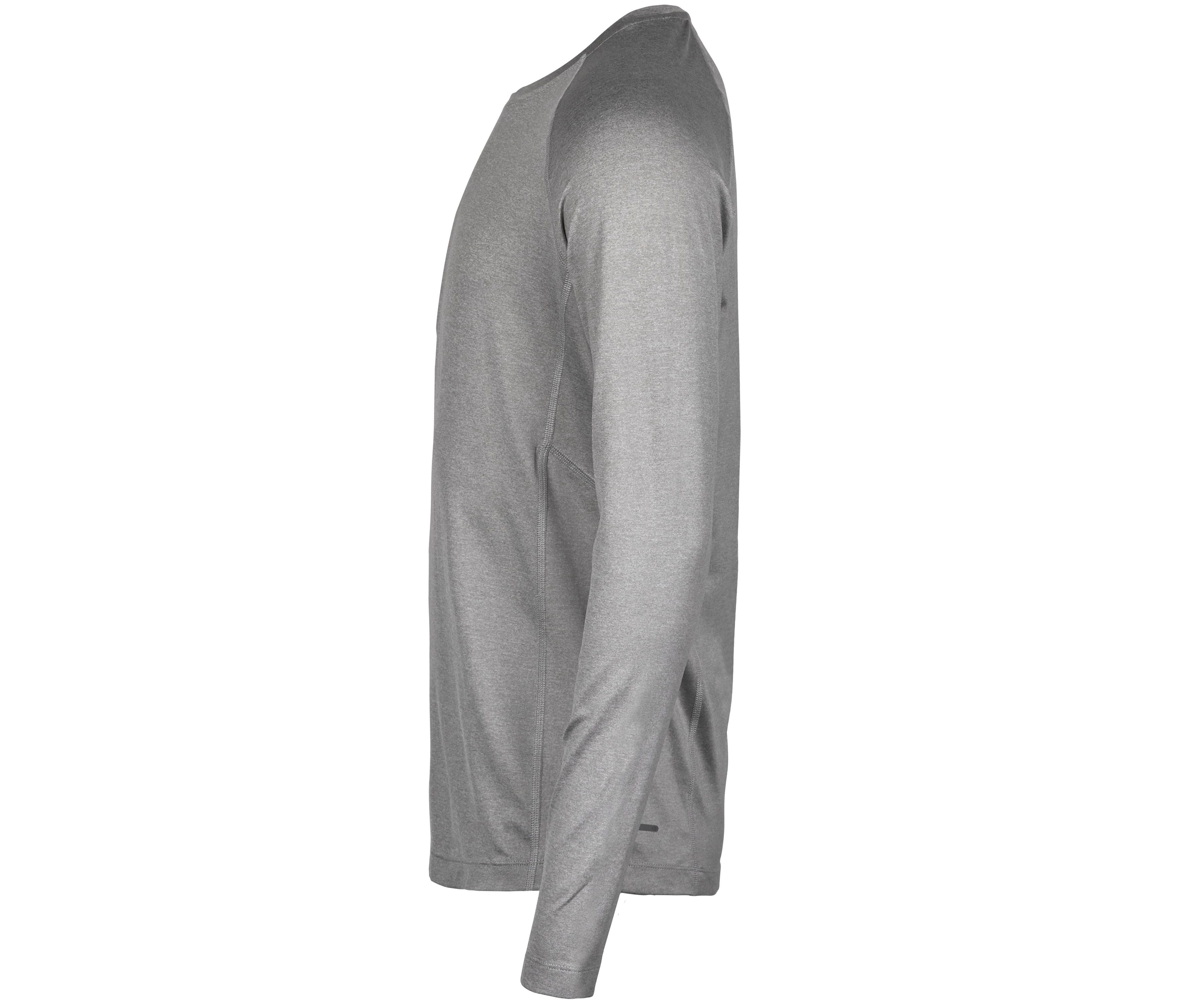 Tee-Shirt de Sport Manches Longues - Grey Melange