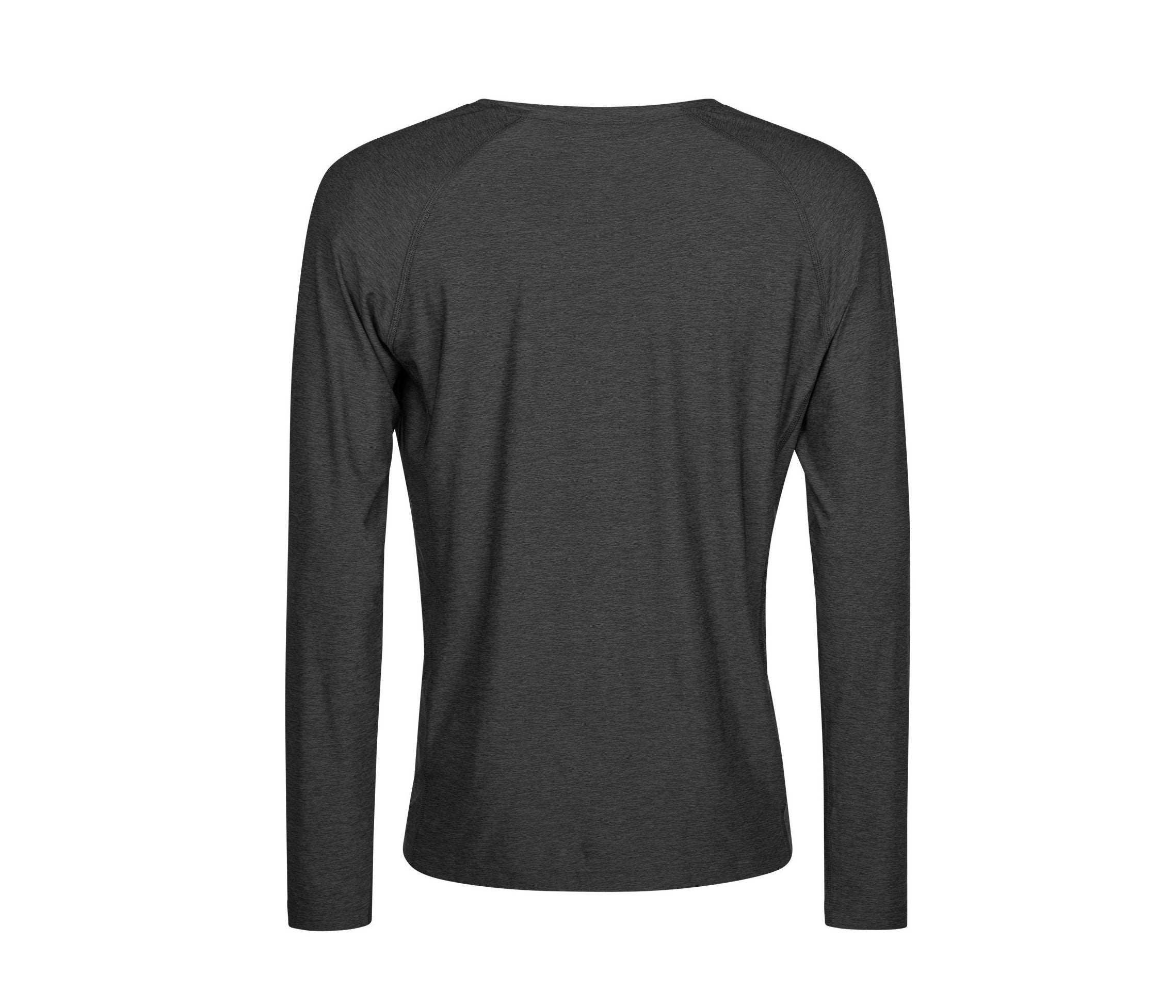 Tee-Shirt de Sport Manches Longues - Black Melange