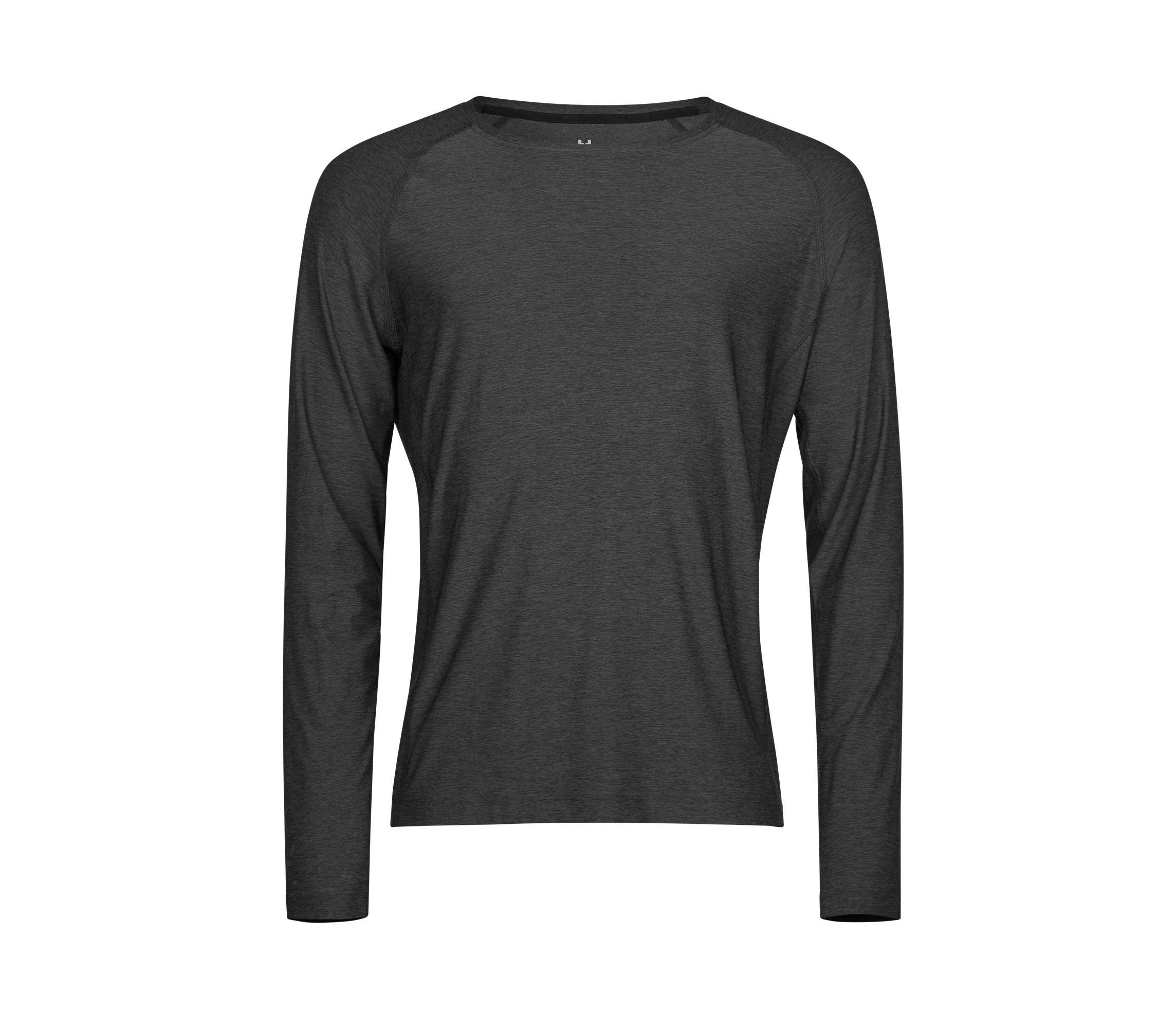 Tee-Shirt de Sport Manches Longues - Black Melange