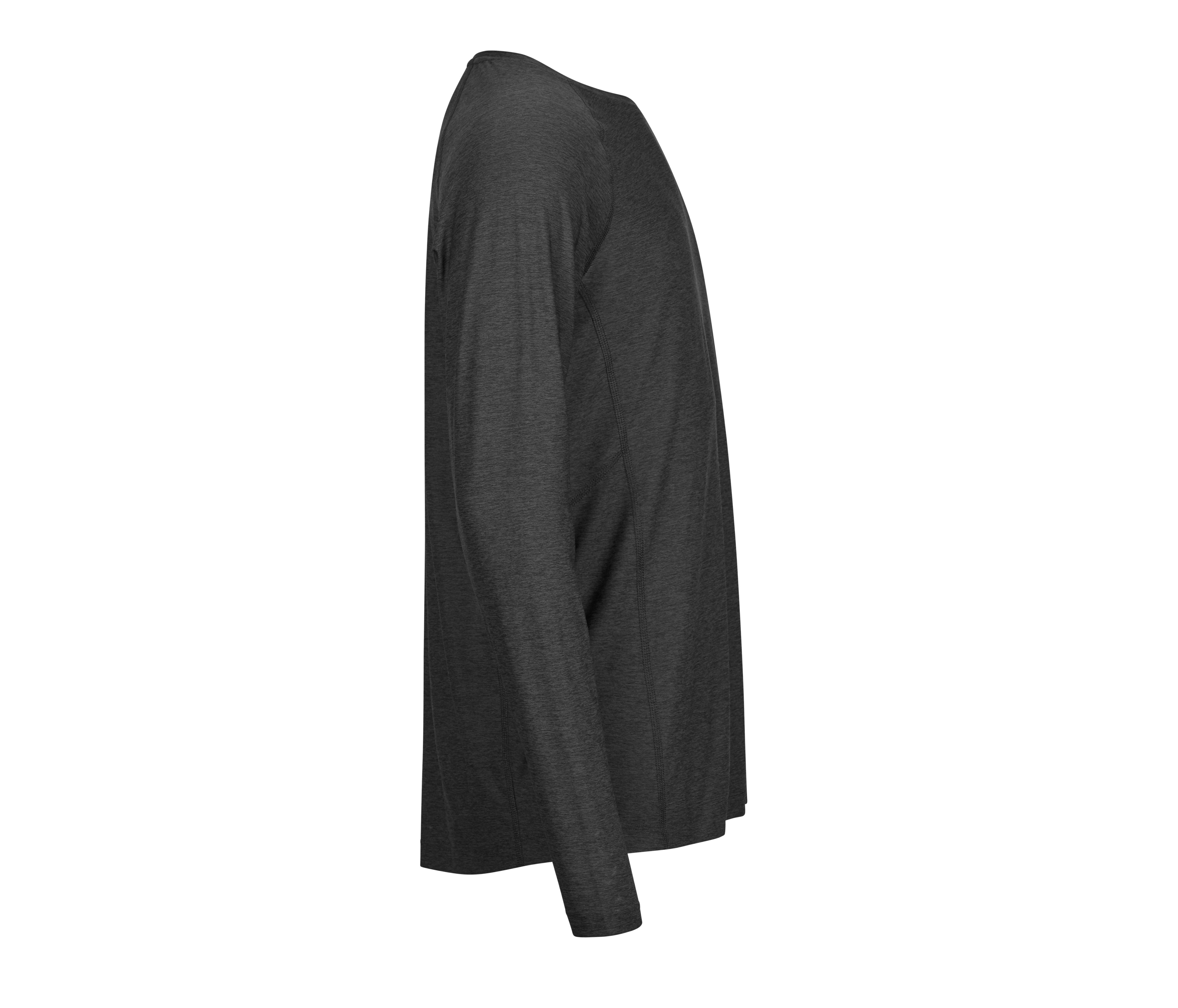Tee-Shirt de Sport Manches Longues - Black Melange