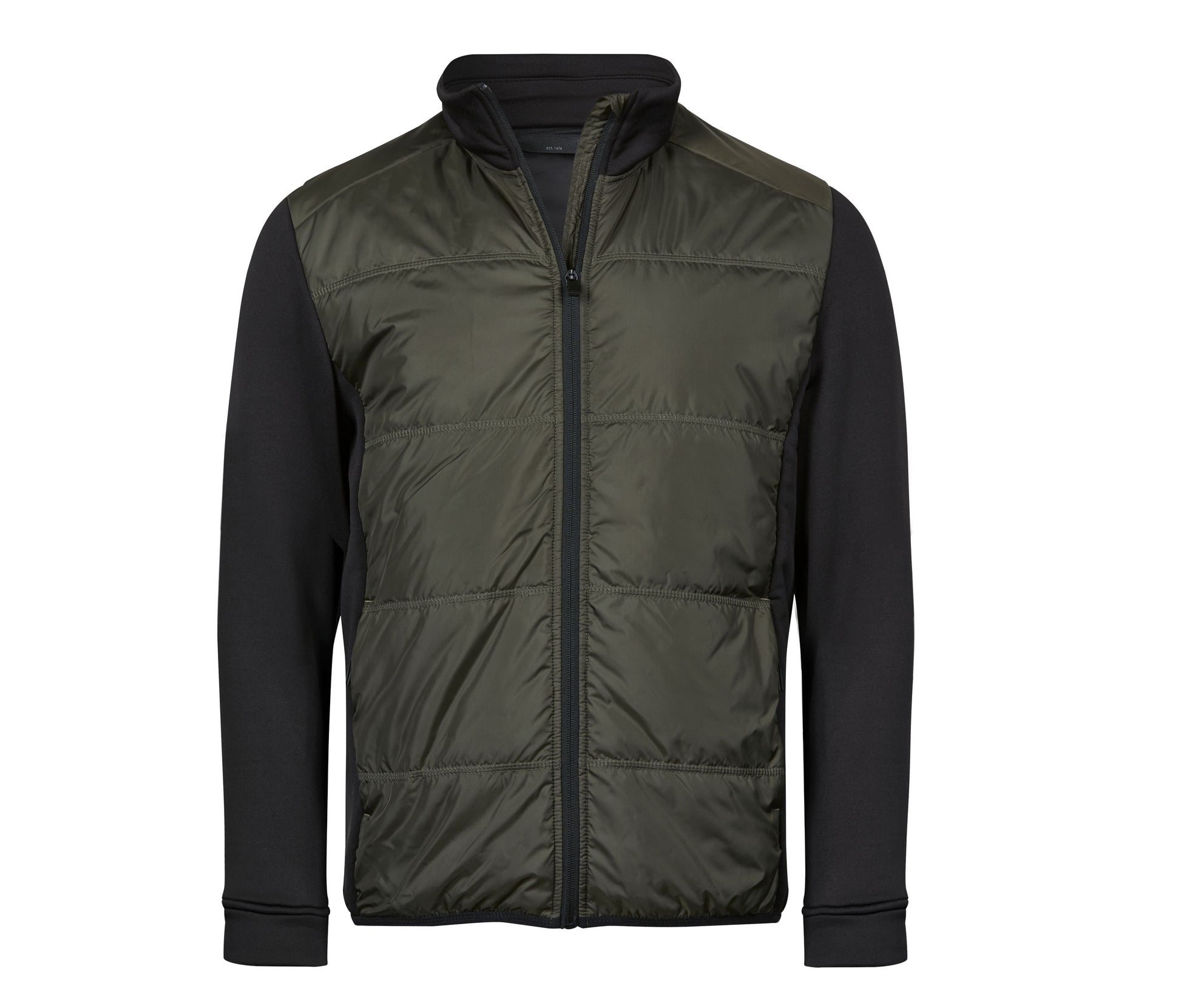 Veste Bi-Matière - Deep Green / Black