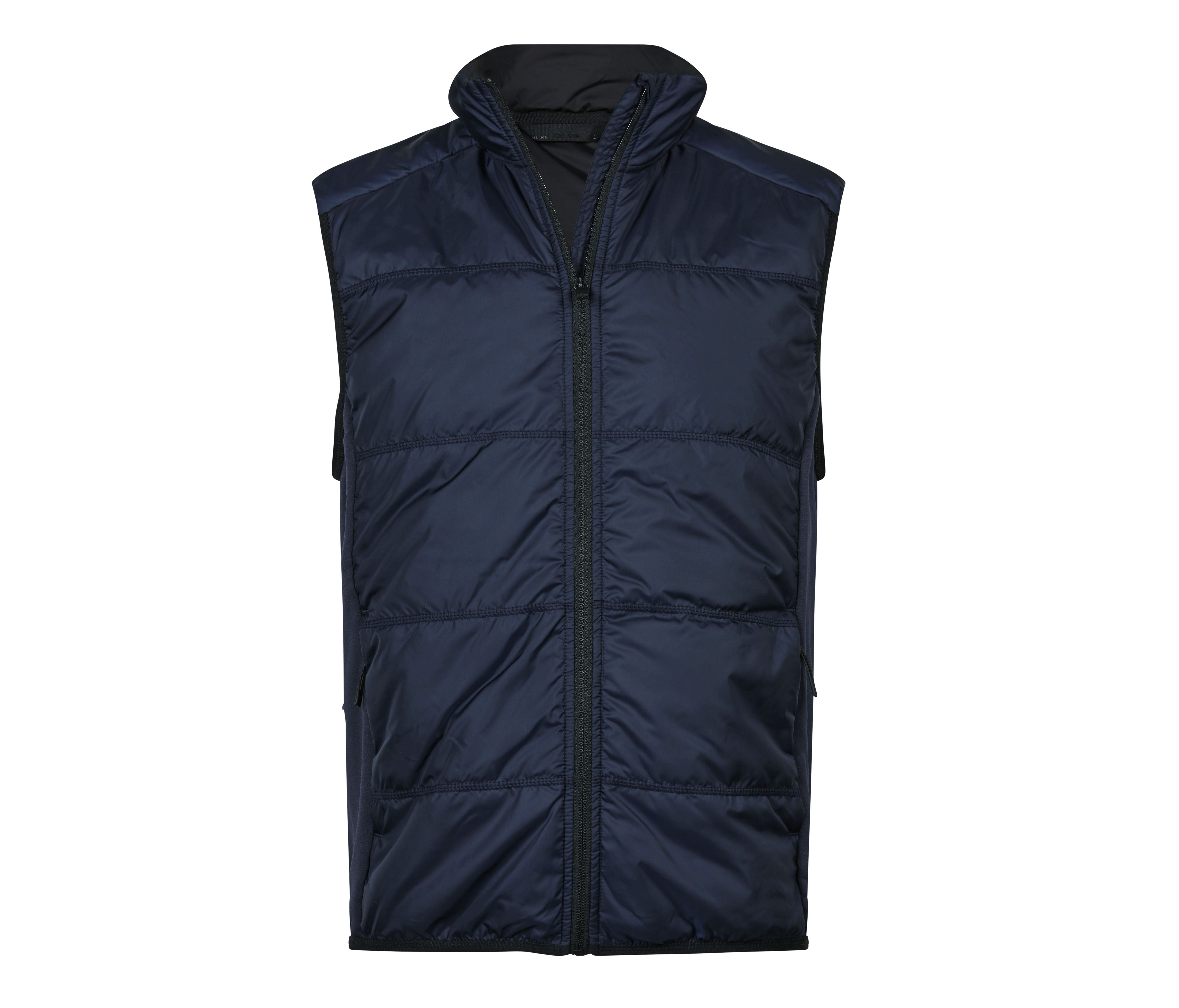 Bodywarmer Bi-Matière - Navy / Navy
