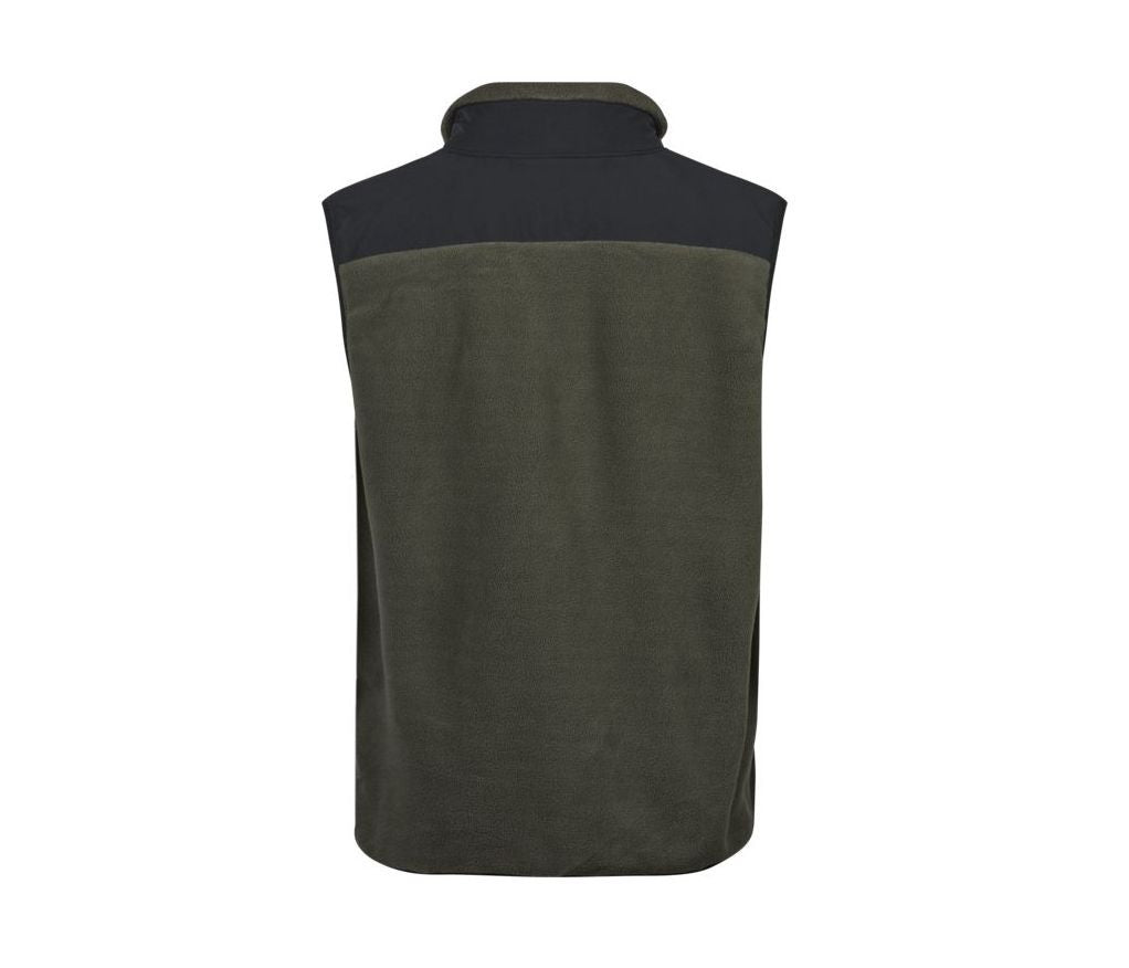 Bodywarmer Épais Avec Empiècements Renforcés - Deep Green / Black