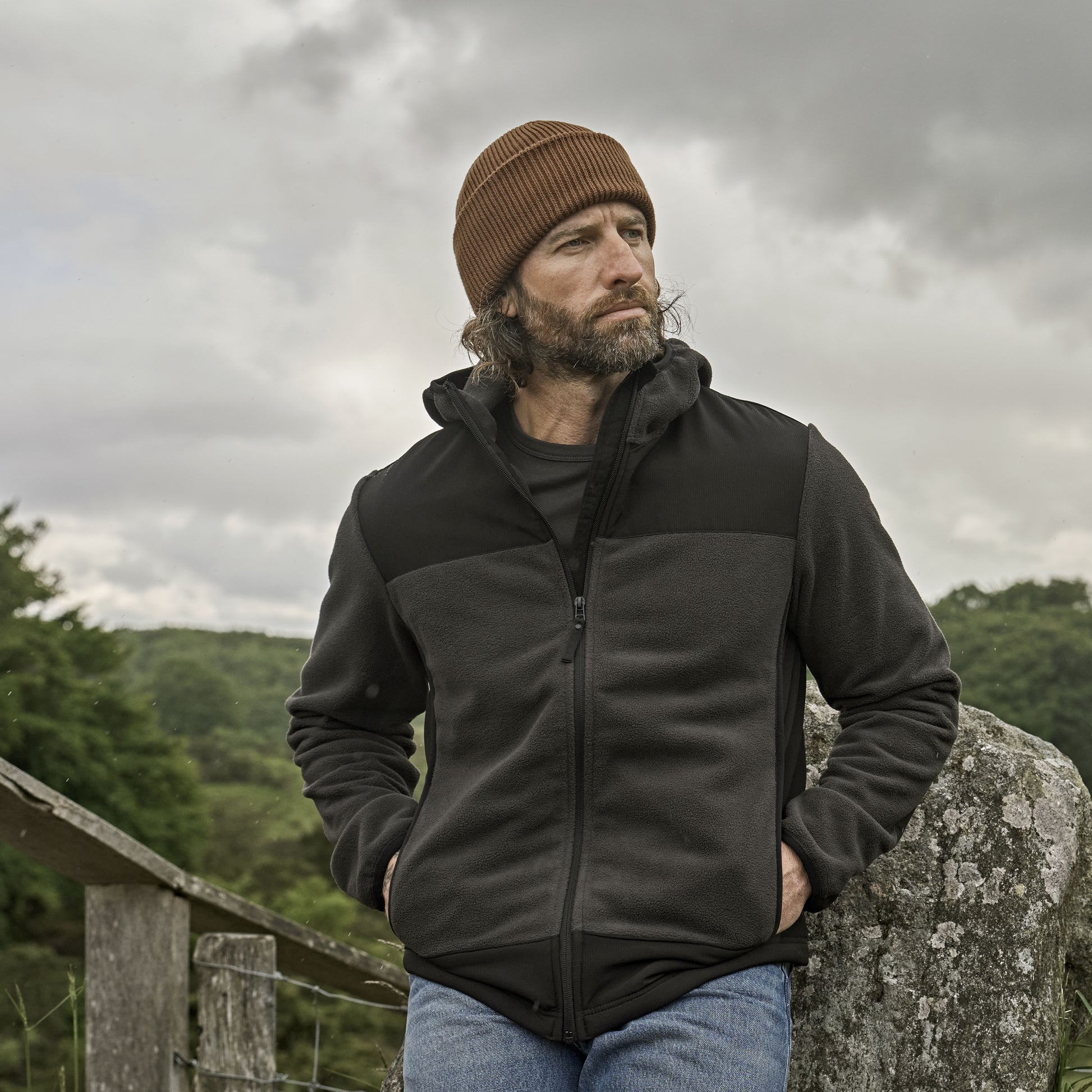 Polaire unisexe avec capuche