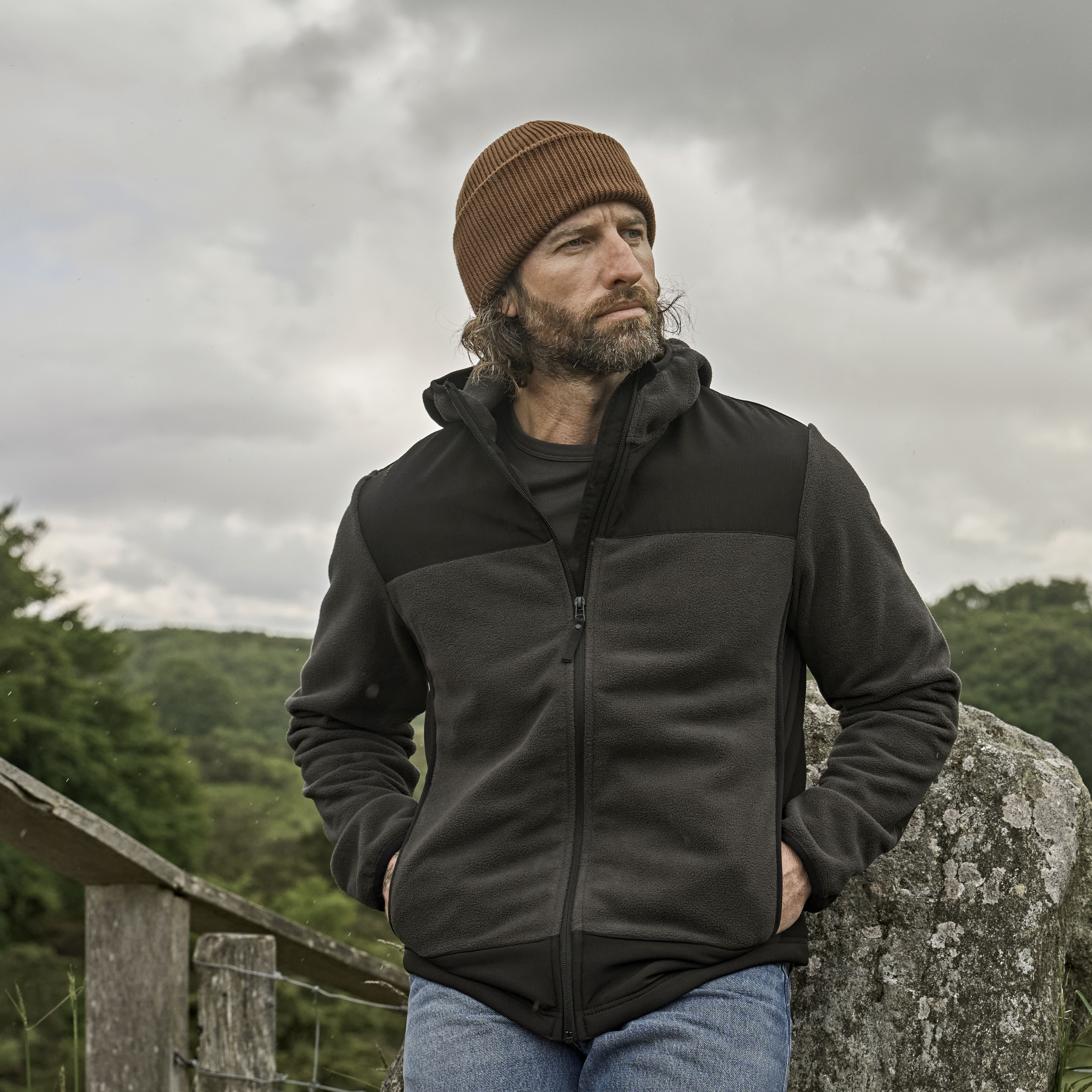 Polaire unisexe avec capuche