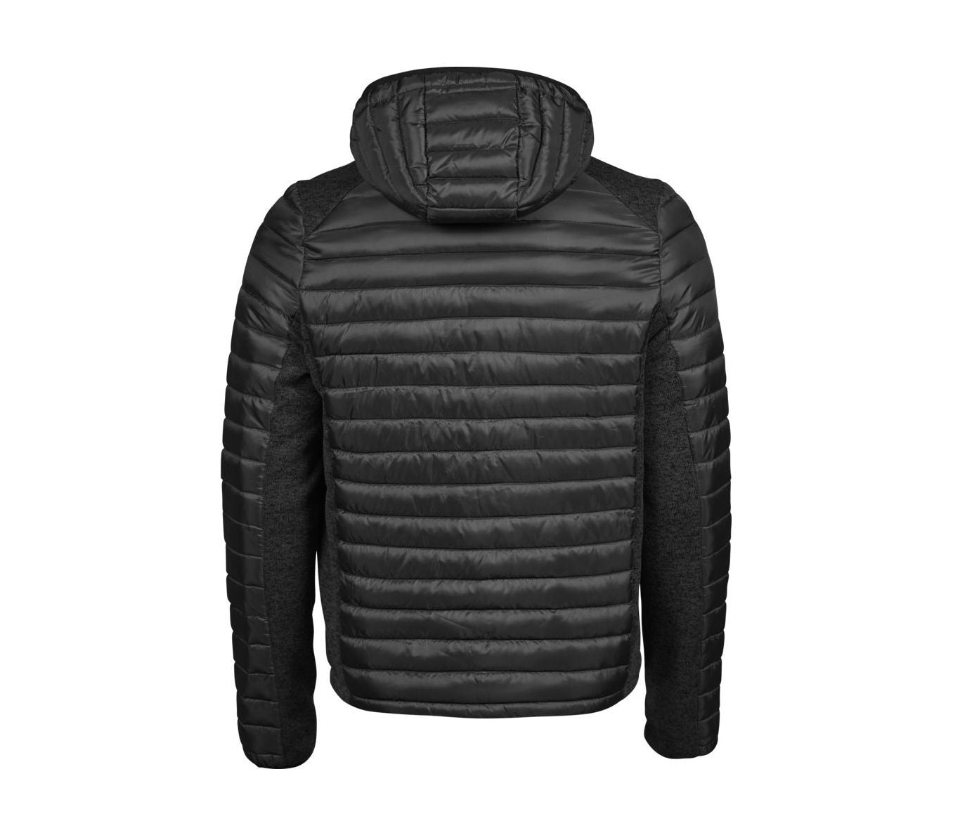Doudoune Capuche Crossover Homme - Black/black Melange