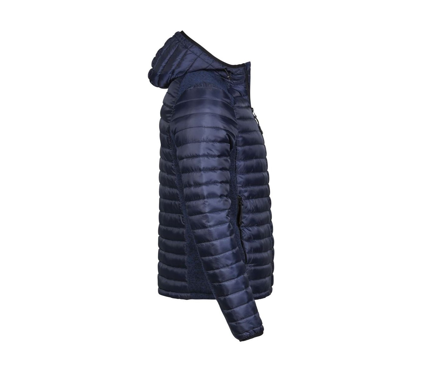 Doudoune Capuche Crossover Homme - Navy/navy Melange