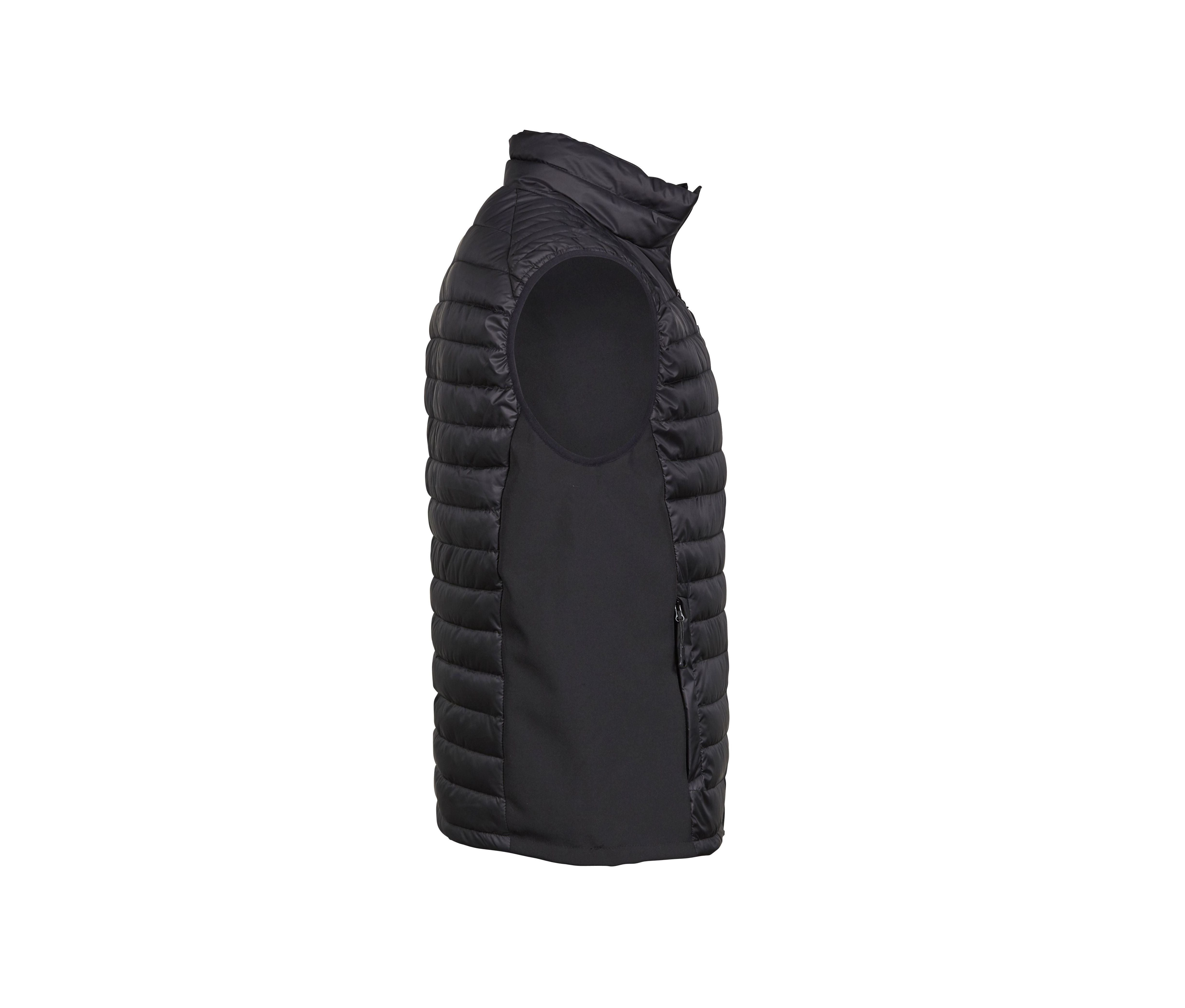 Bodywarmer Bi-Matière Homme - Black / Black / Black