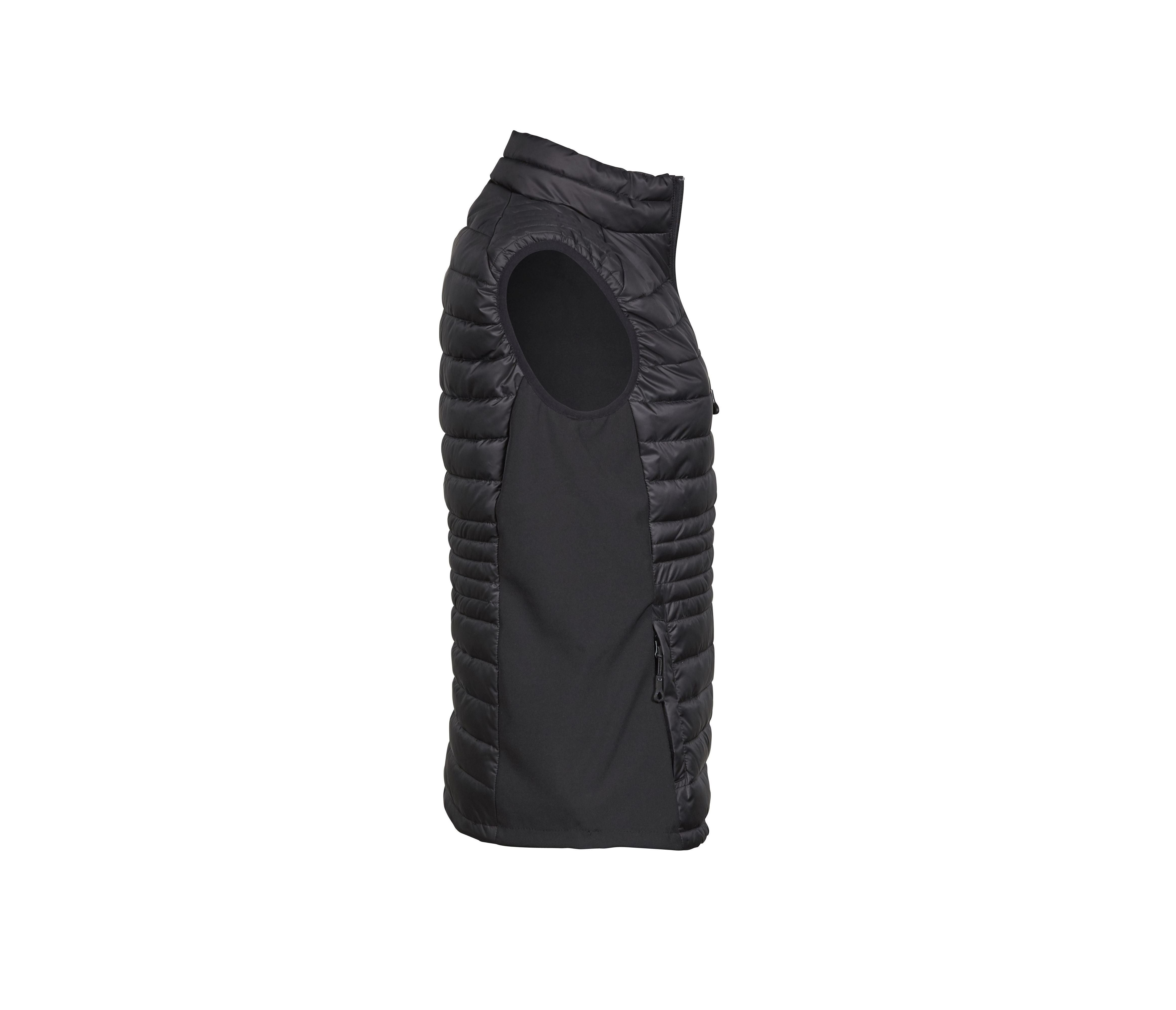 Bodywarmer Bi-Matière Femme - Black / Black / Black