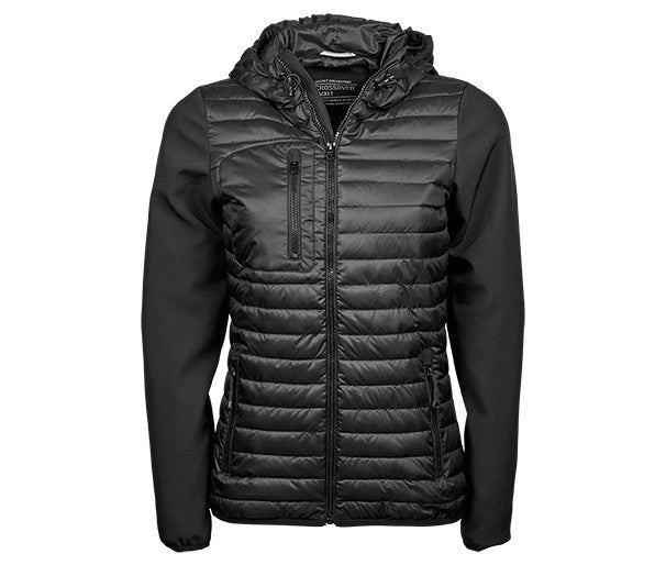 Veste Bi-Matière Femme - Black/black