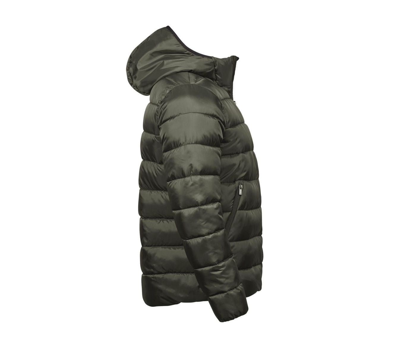 Doudoune à Capuche en Polyester Recyclé - Deep Green