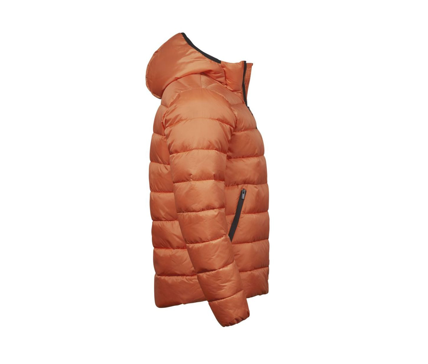 Doudoune à Capuche en Polyester Recyclé - Dusty Orange