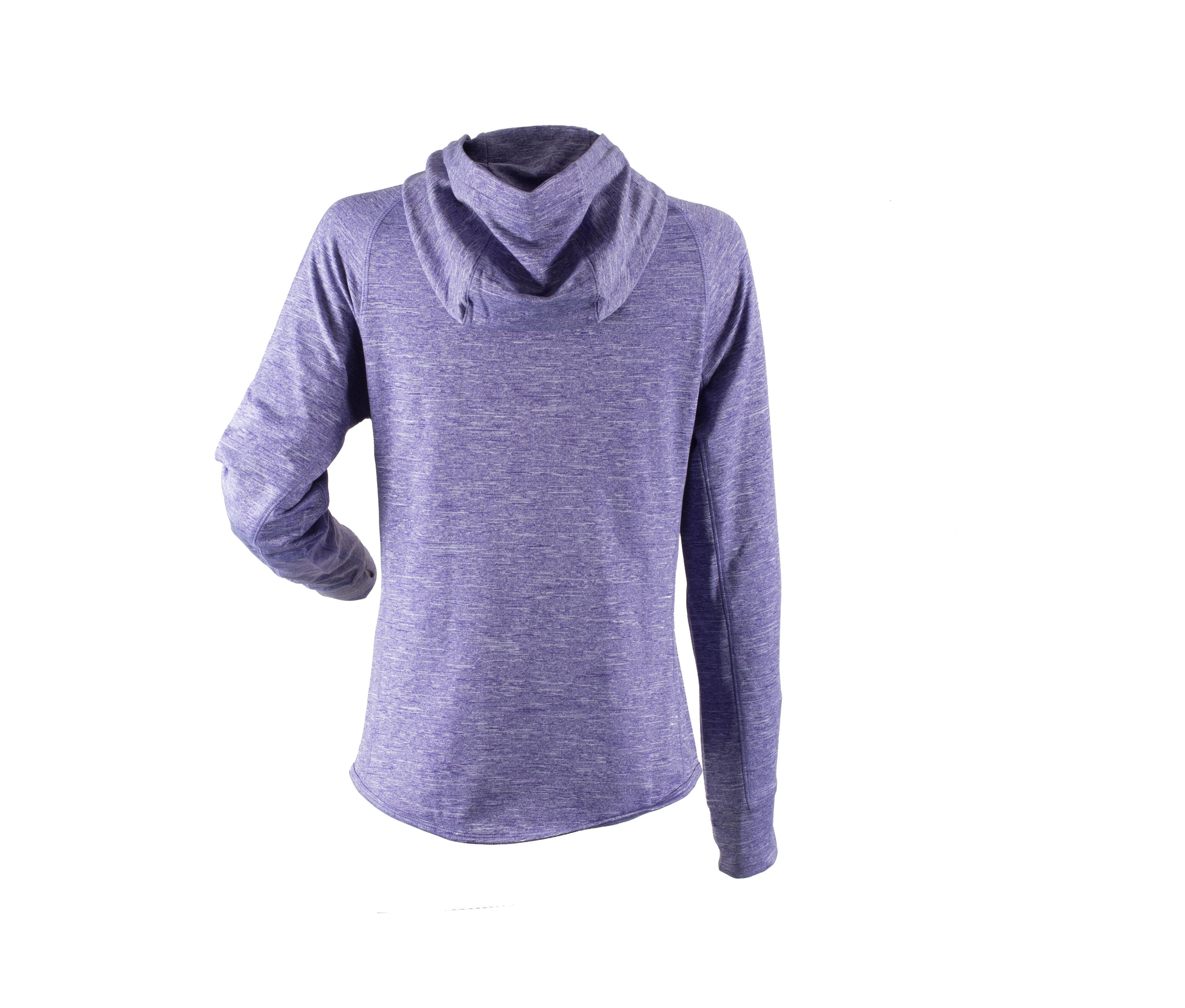 Sweat Capuche Sport Femme - Purple Marl