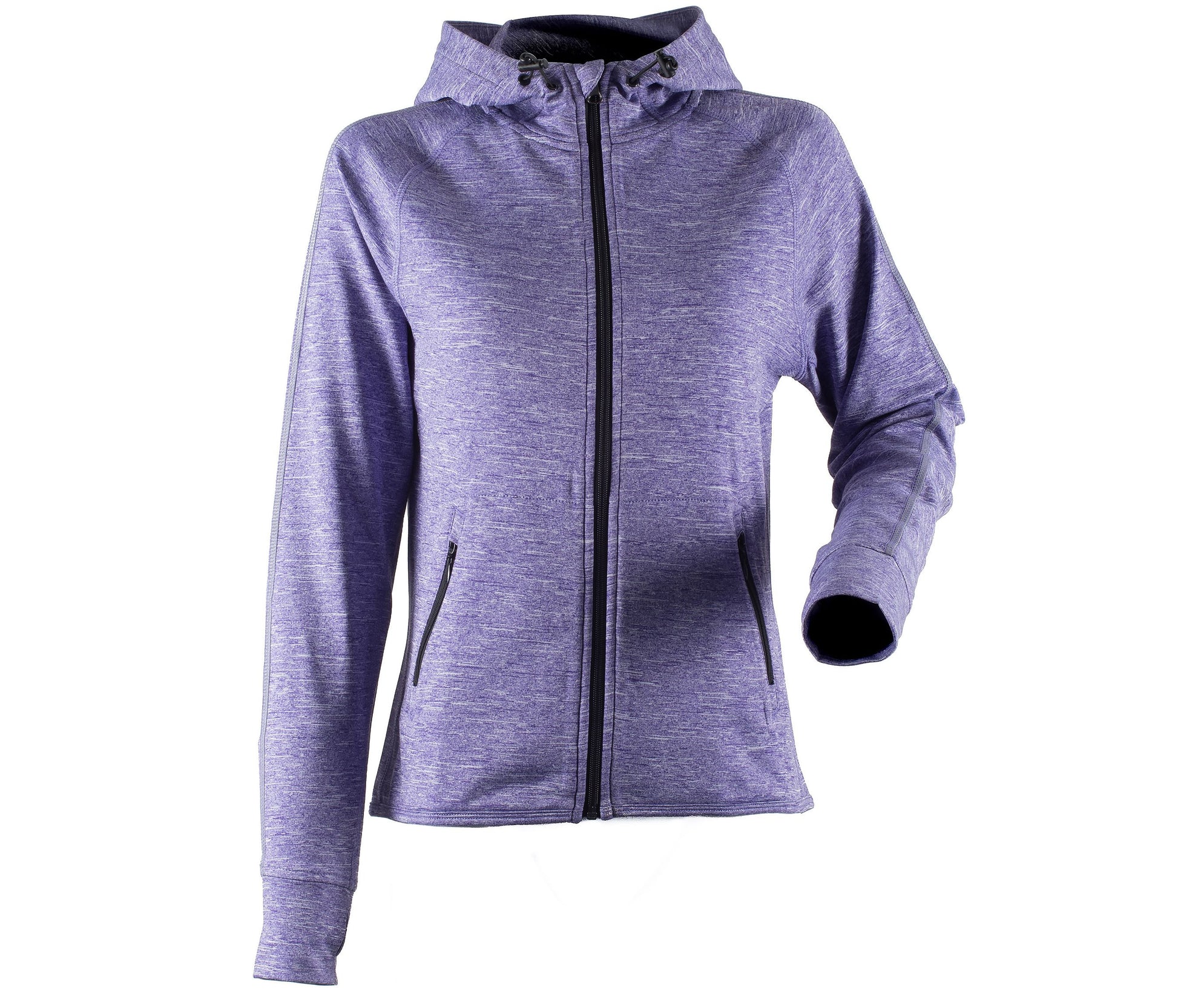 Sweat Capuche Sport Femme - Purple Marl