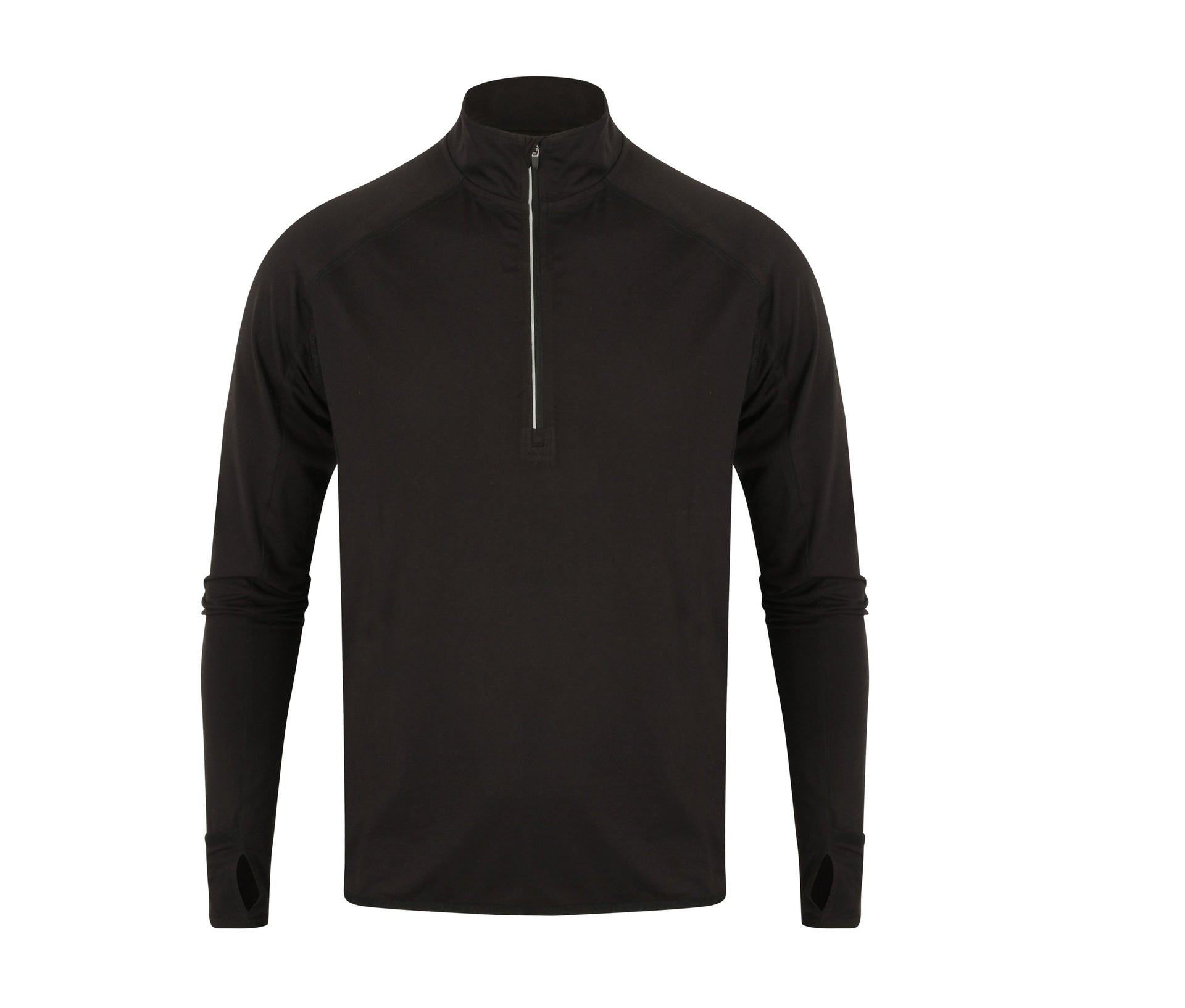 1/4 Zip Tee-Shirt Sport - Black