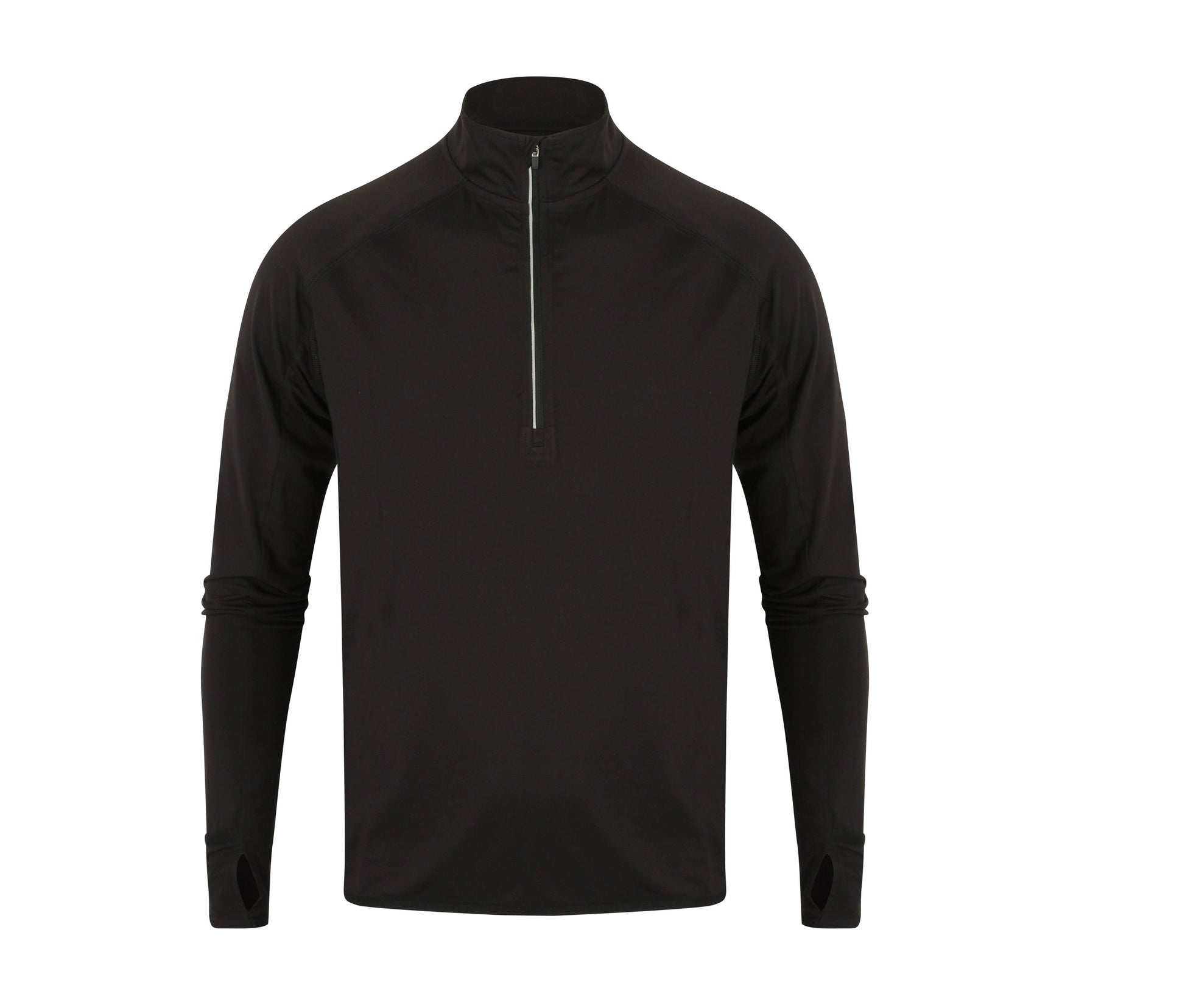 1/4 Zip Tee-Shirt Sport - Black