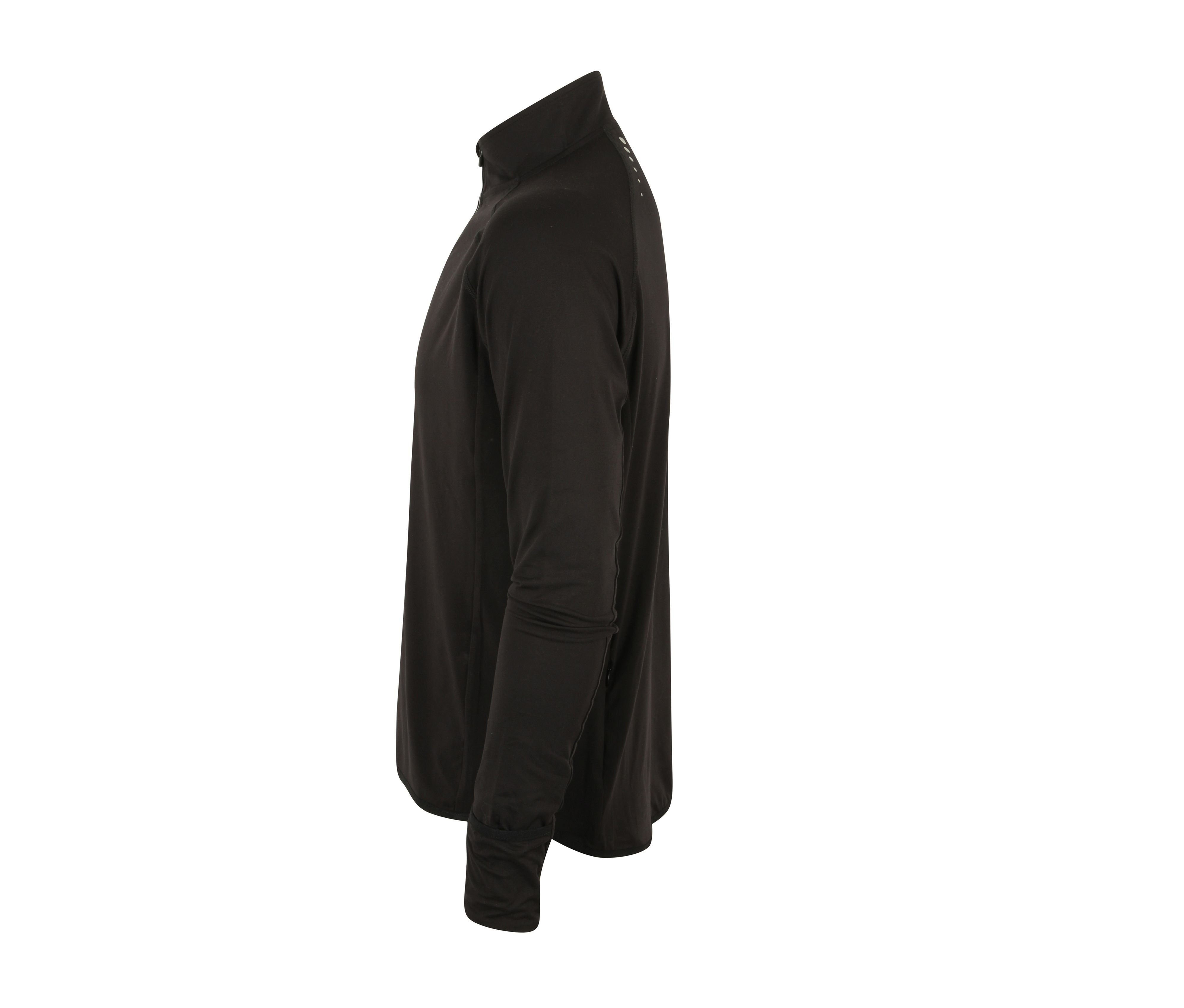 1/4 Zip Tee-Shirt Sport - Black